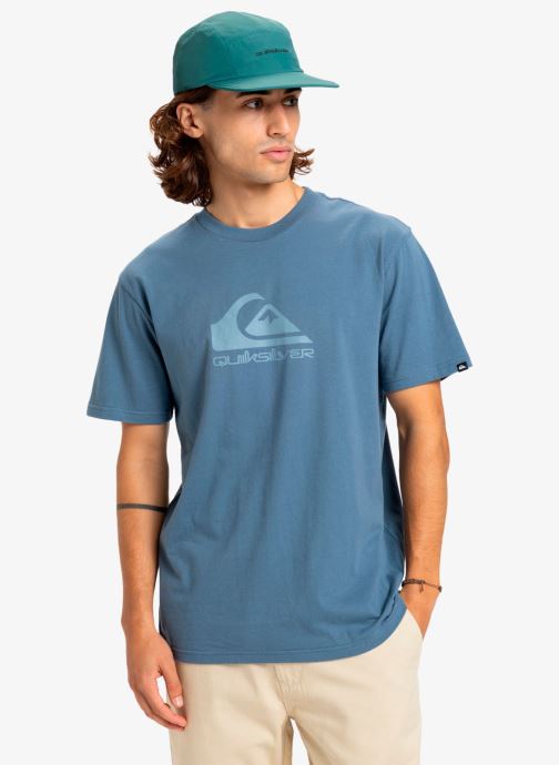 Quiksilver T-shirts met korte mouwen Ev Comp Logo Ss heren blauw