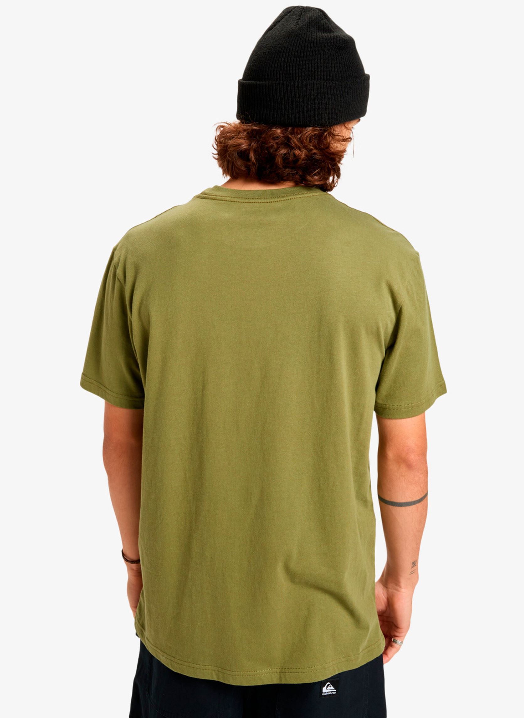 Tee-shirts manches courtes Ev Comp Logo Ss homme vert Quiksilver Tee-shirts manches courtes Ev Comp Logo Ss homme vert Loden Green