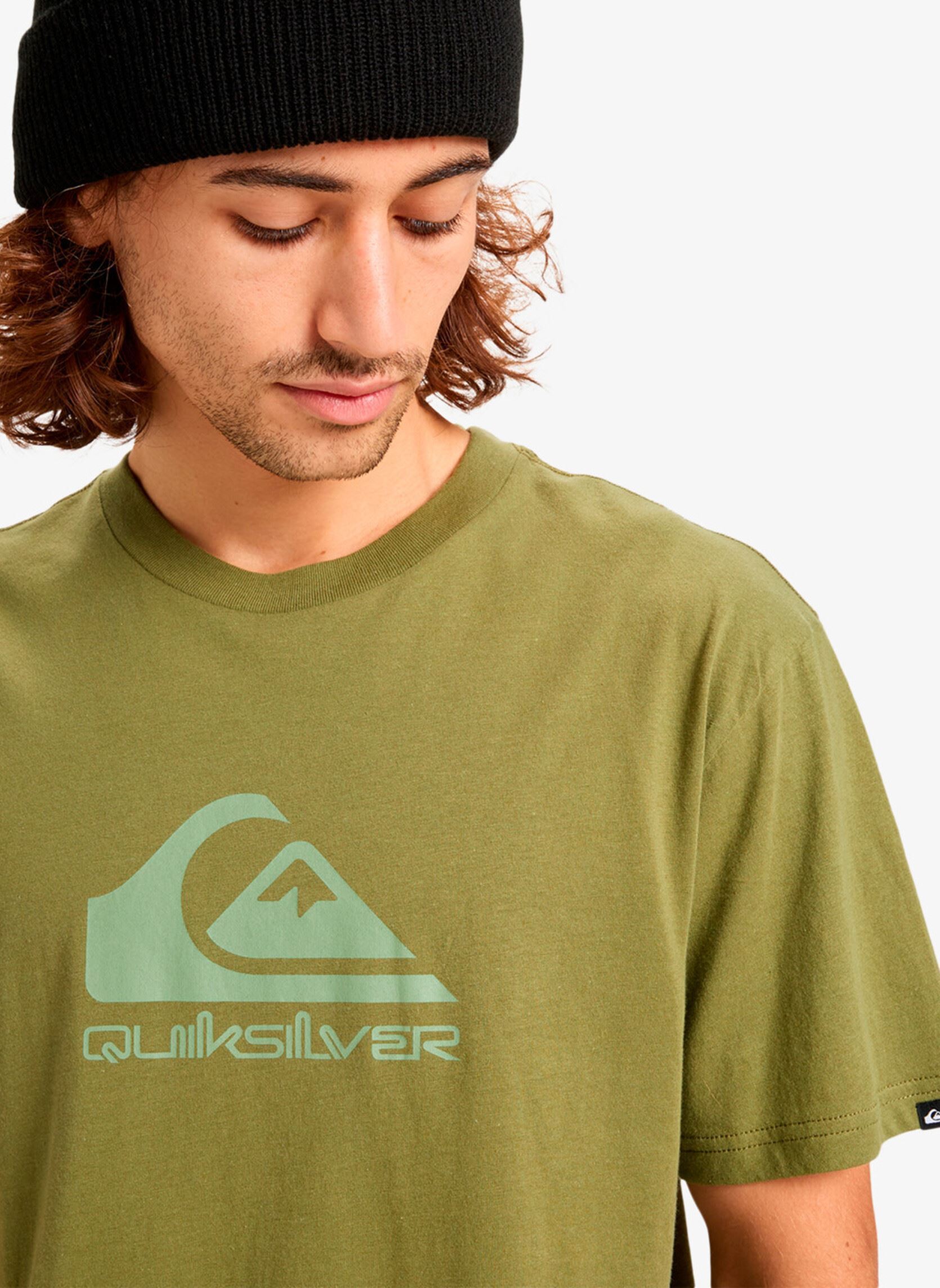 Tee-shirts manches courtes Ev Comp Logo Ss homme vert Quiksilver Tee-shirts manches courtes Ev Comp Logo Ss homme vert Loden Green