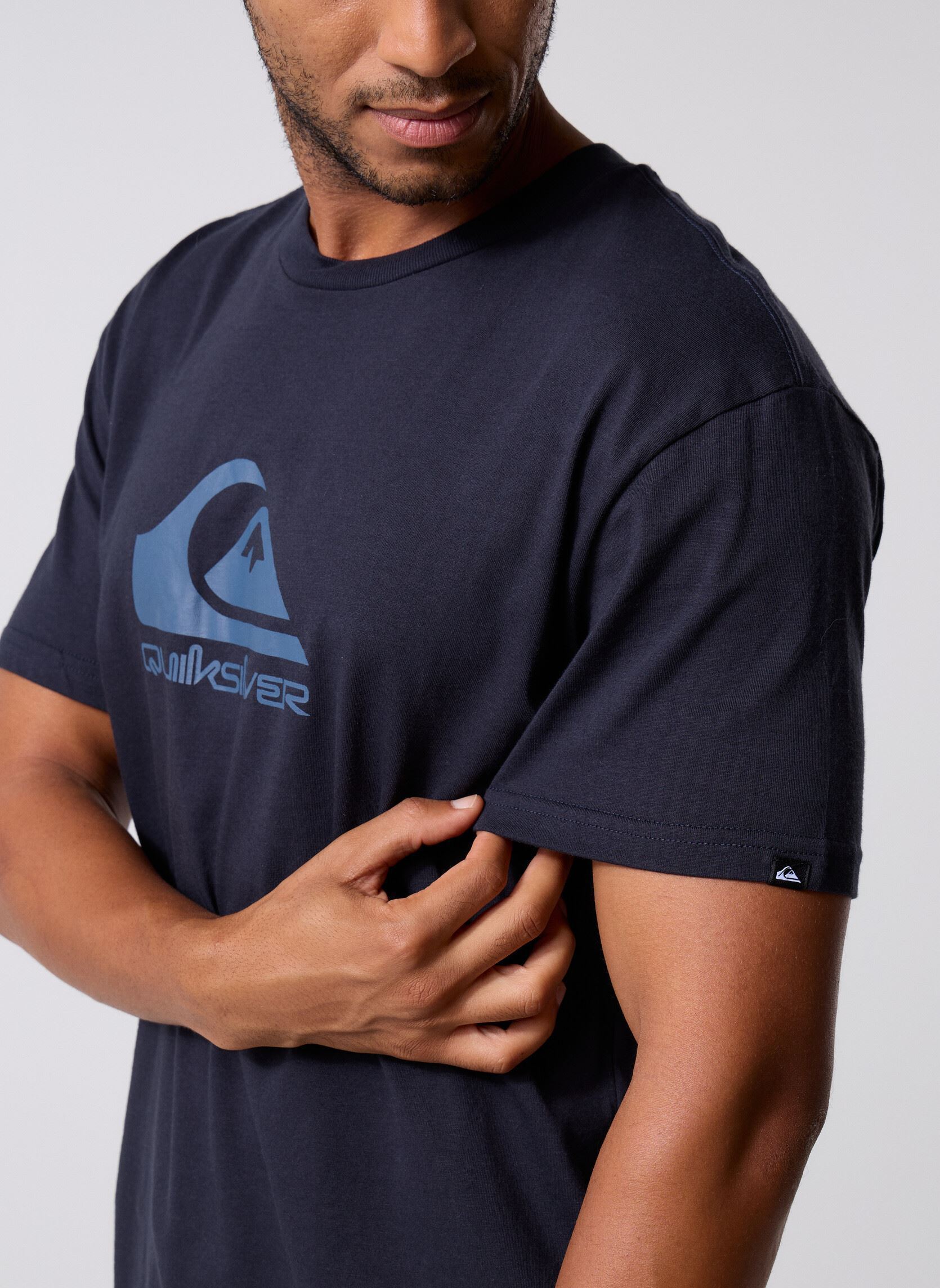 Kurzarm-T-Shirts Ev Comp Logo Ss herren blau Quiksilver Kurzarm-T-Shirts Ev Comp Logo Ss herren blau Dark Navy