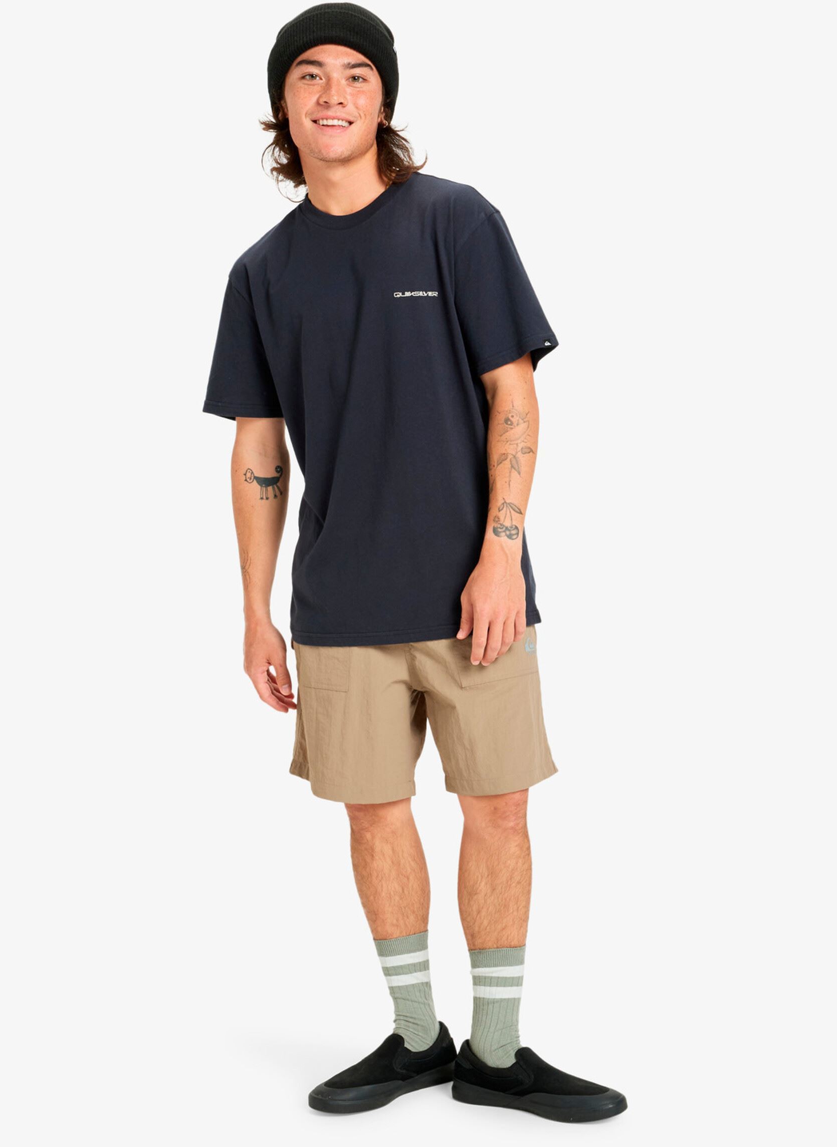 Kurzarm-T-Shirts Ev Desert Waves Ss herren blau Quiksilver Kurzarm-T-Shirts Ev Desert Waves Ss herren blau Dark Navy