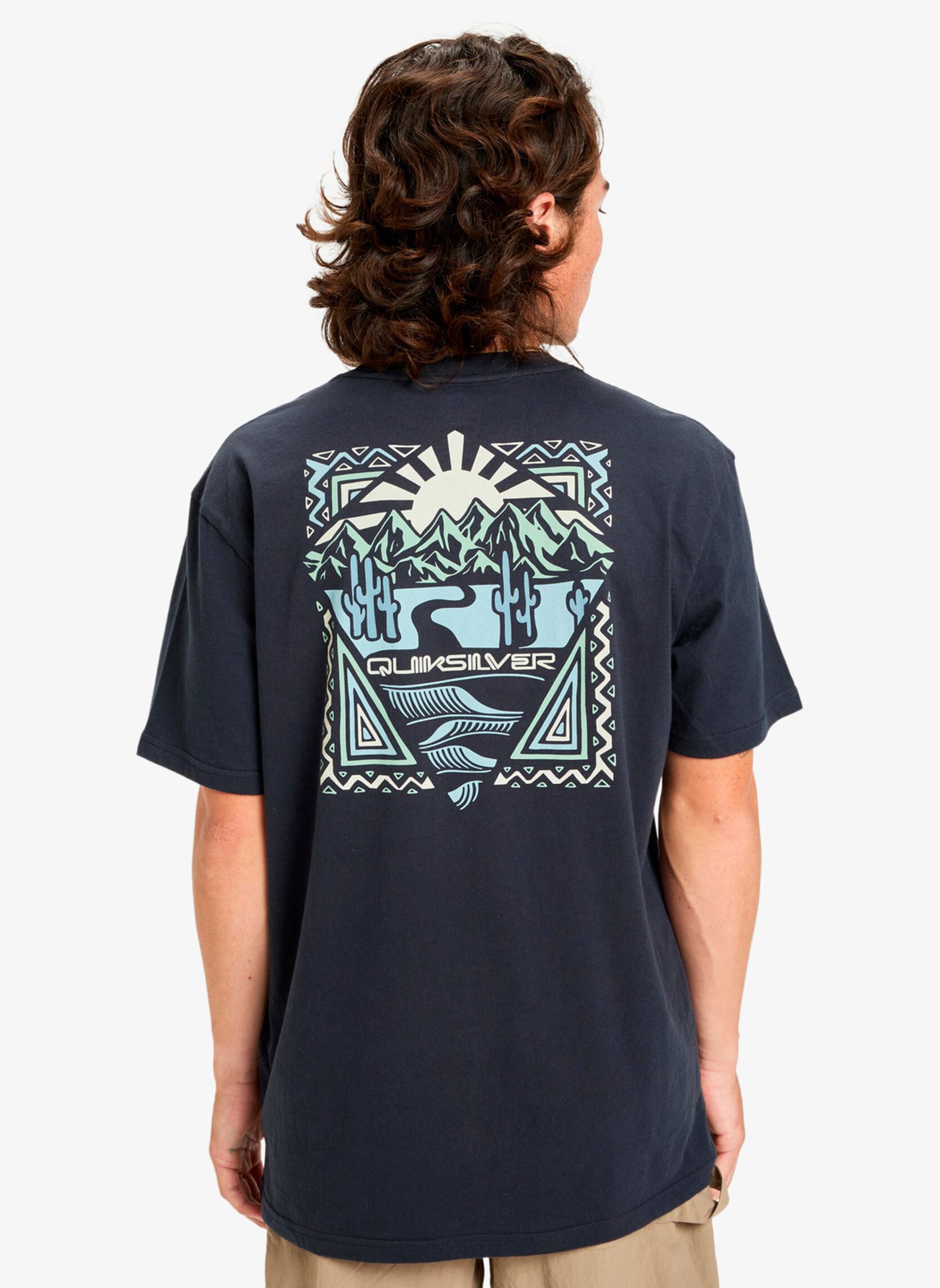 Kurzarm-T-Shirts Ev Desert Waves Ss herren blau Quiksilver Kurzarm-T-Shirts Ev Desert Waves Ss herren blau Dark Navy