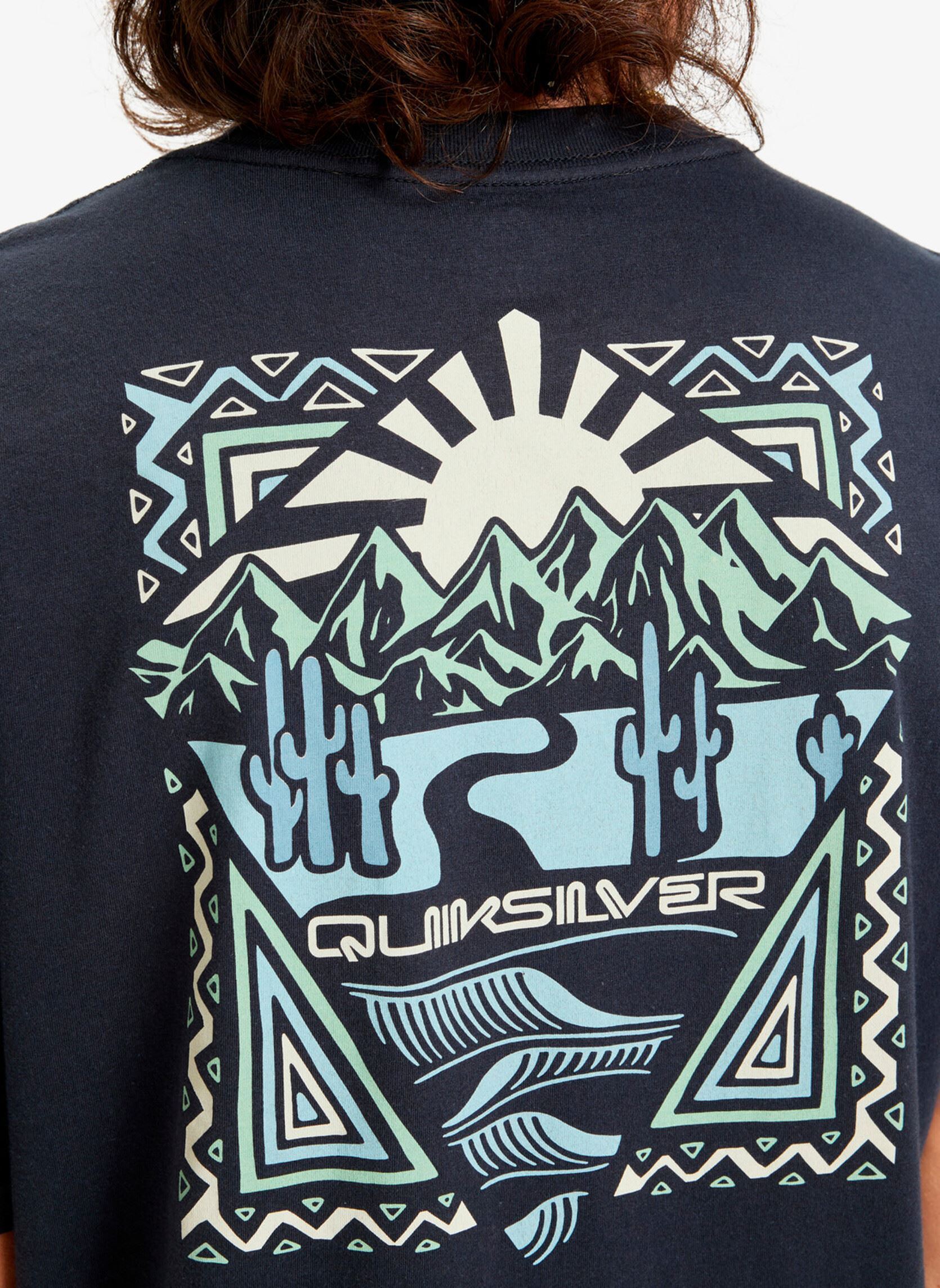 Kurzarm-T-Shirts Ev Desert Waves Ss herren blau Quiksilver Kurzarm-T-Shirts Ev Desert Waves Ss herren blau Dark Navy