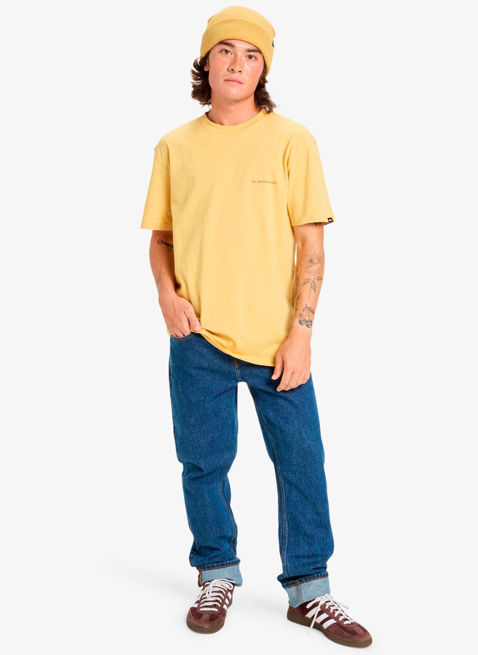 Kurzarm-T-Shirts Ev Desert Waves Ss herren gelb Quiksilver Kurzarm-T-Shirts Ev Desert Waves Ss herren gelb Rattan
