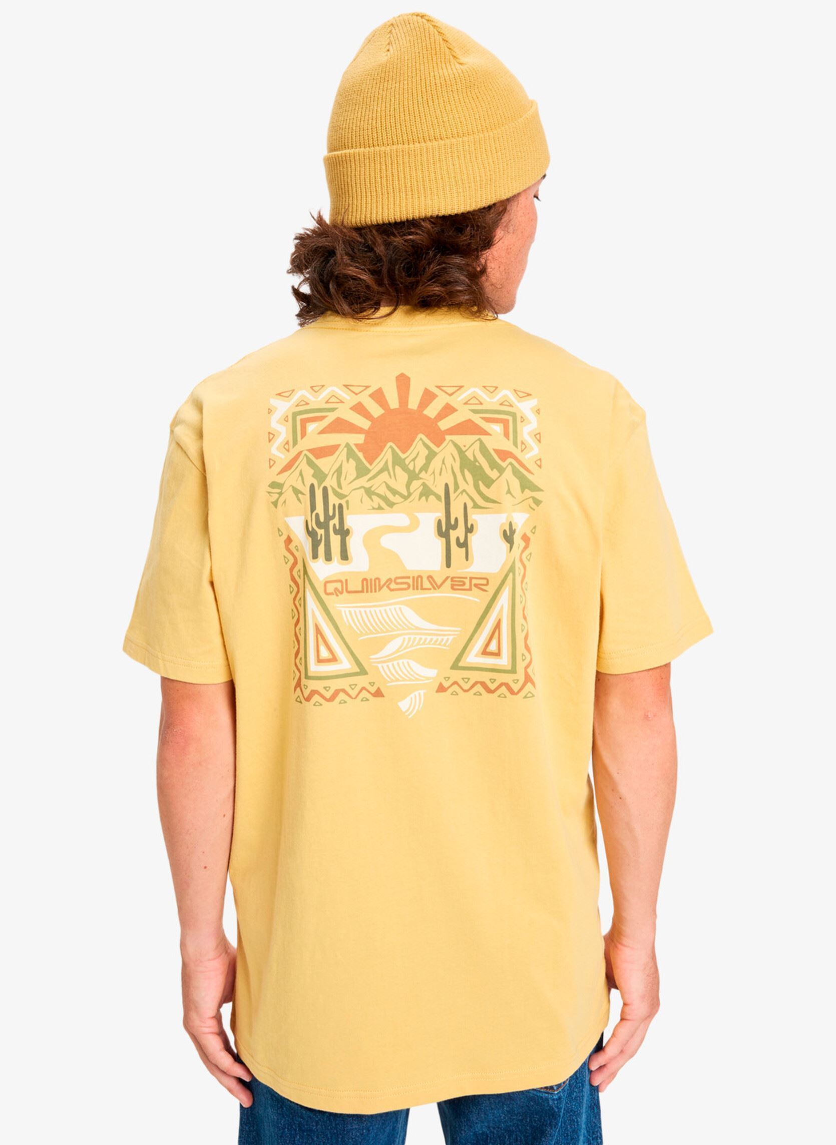 Kurzarm-T-Shirts Ev Desert Waves Ss herren gelb Quiksilver Kurzarm-T-Shirts Ev Desert Waves Ss herren gelb Rattan