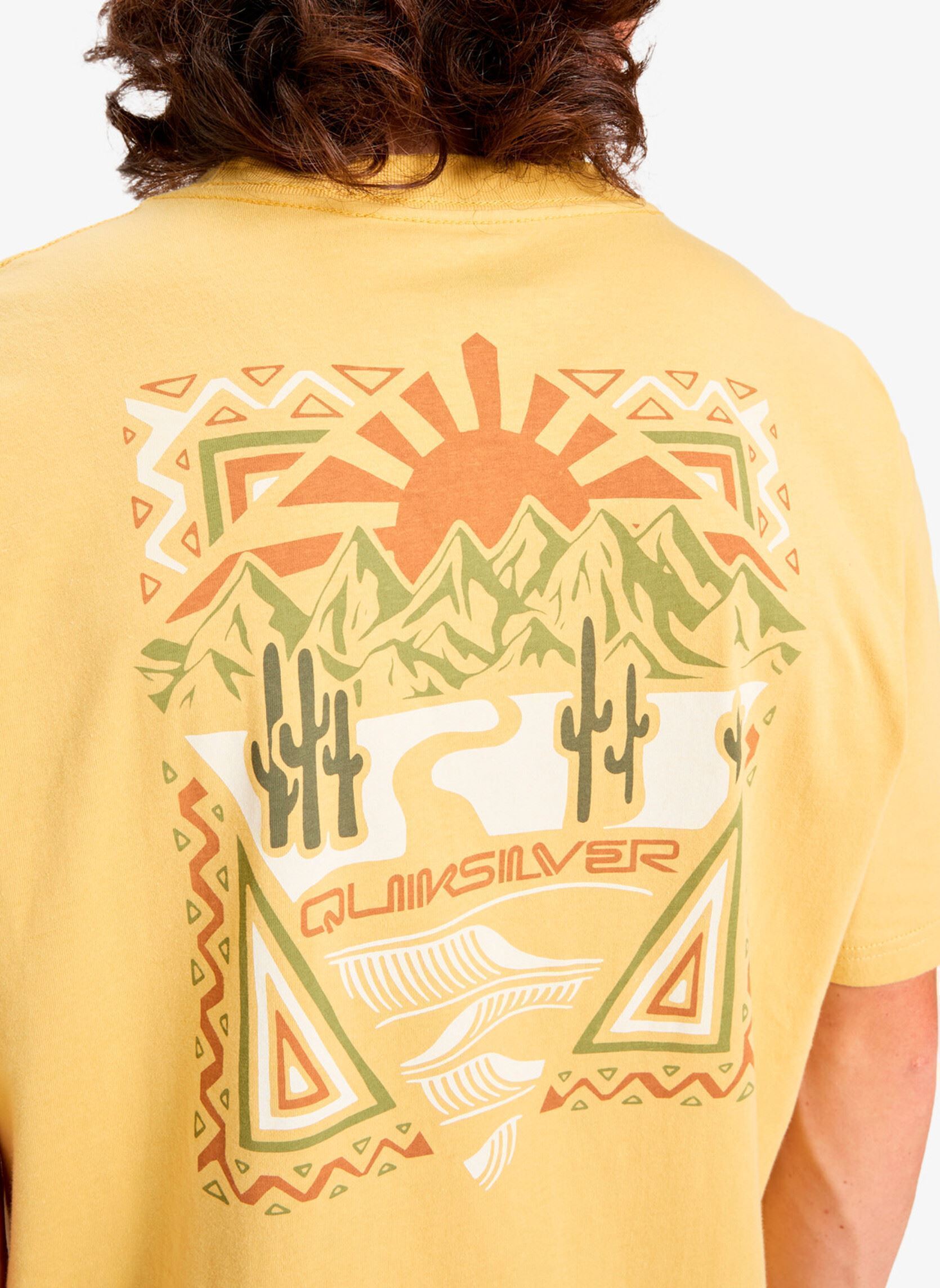 Kurzarm-T-Shirts Ev Desert Waves Ss herren gelb Quiksilver Kurzarm-T-Shirts Ev Desert Waves Ss herren gelb Rattan