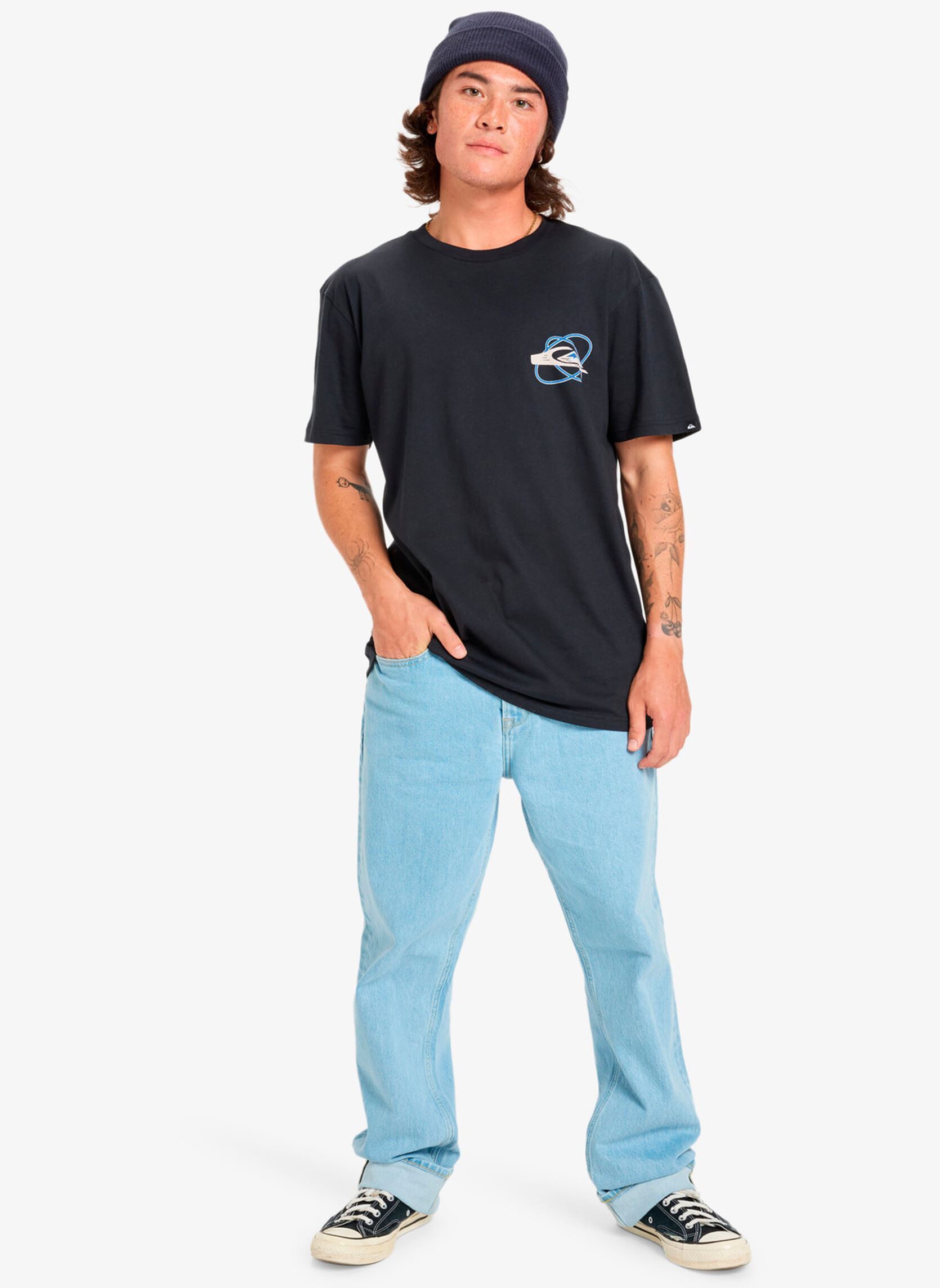 Kurzarm-T-Shirts Ev Waves Festival Ss herren schwarz Quiksilver Kurzarm-T-Shirts Ev Waves Festival Ss herren schwarz Black