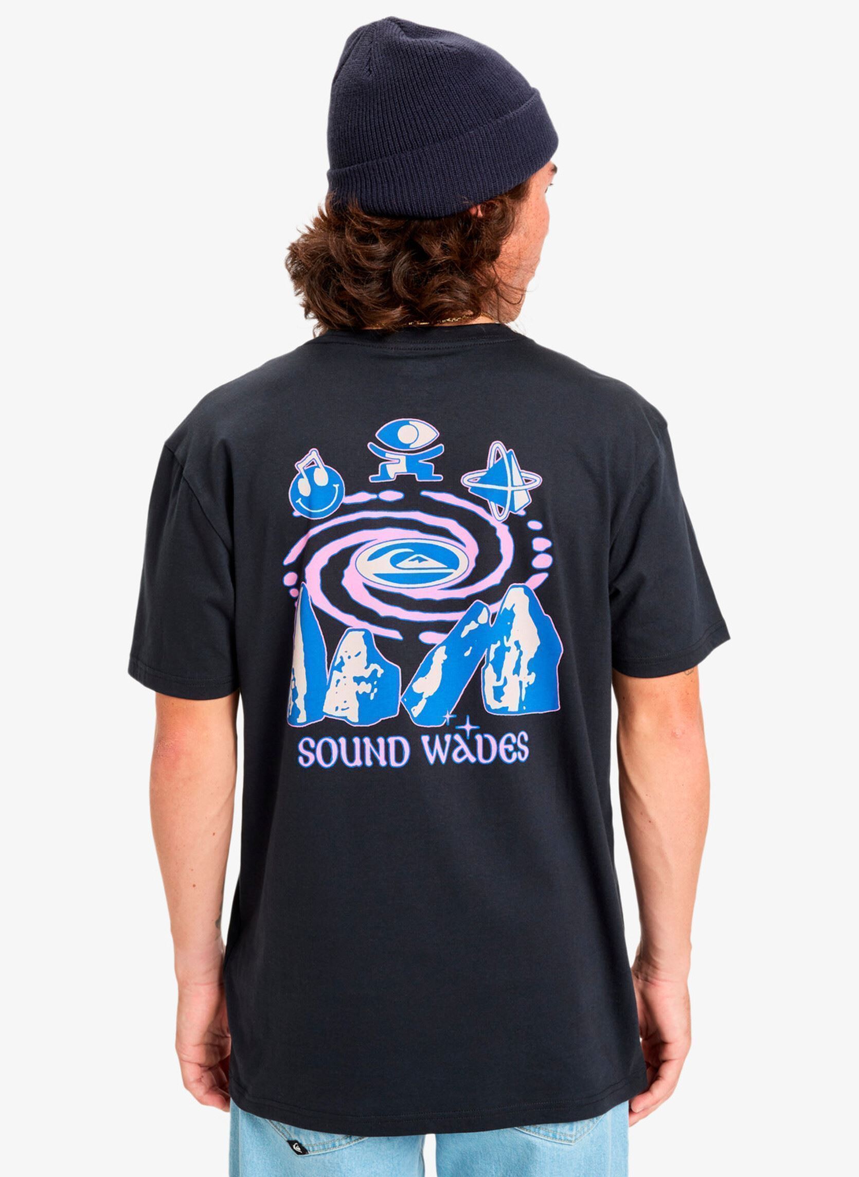 Kurzarm-T-Shirts Ev Waves Festival Ss herren schwarz Quiksilver Kurzarm-T-Shirts Ev Waves Festival Ss herren schwarz Black