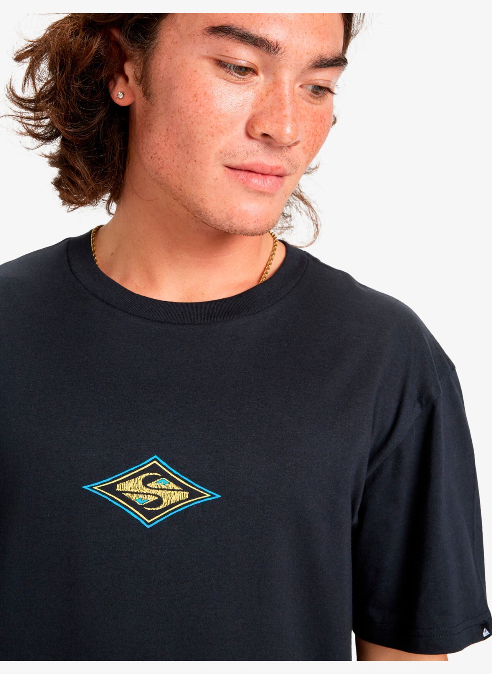 Tee-shirts manches courtes Ev Swell Ovation Ss homme noir Quiksilver Tee-shirts manches courtes Ev Swell Ovation Ss homme noir BLACK