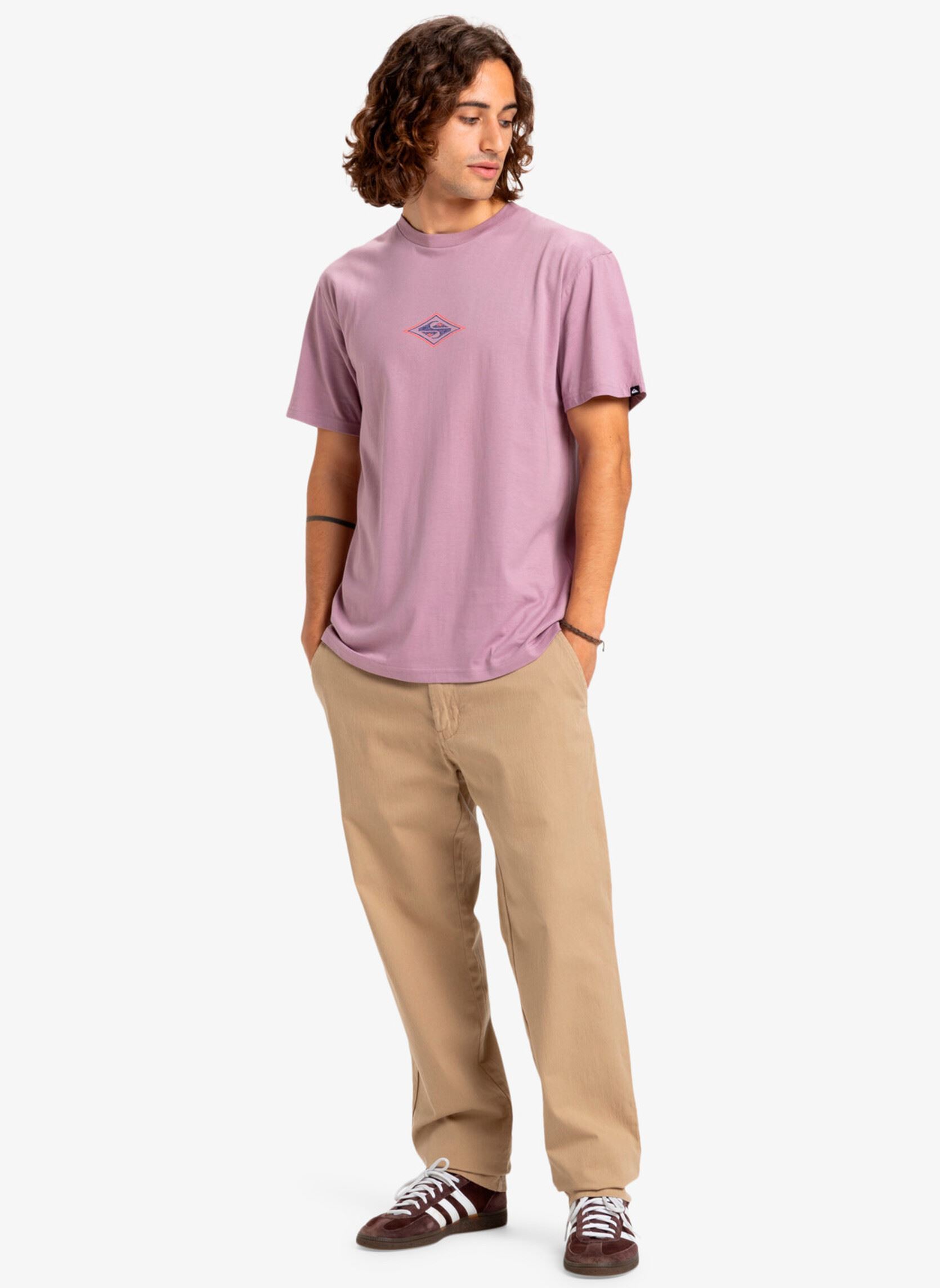 T-shirts met korte mouwen Ev Swell Ovation Ss heren roze Quiksilver T-shirts met korte mouwen Ev Swell Ovation Ss heren roze ELDERBERRY