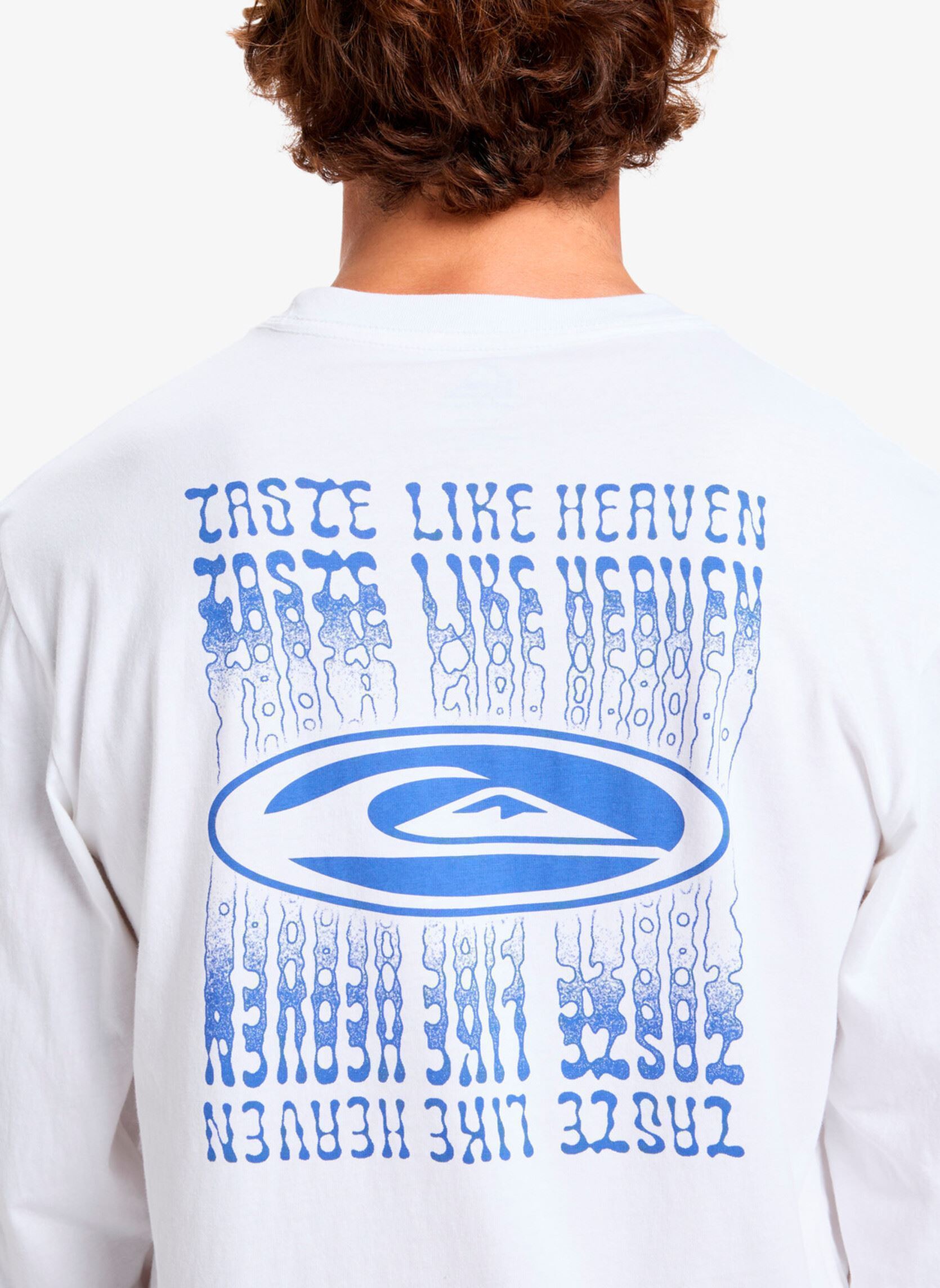 Tee-shirts manches longues Ev Heaven Like Ls homme blanc Quiksilver Tee-shirts manches longues Ev Heaven Like Ls homme blanc White