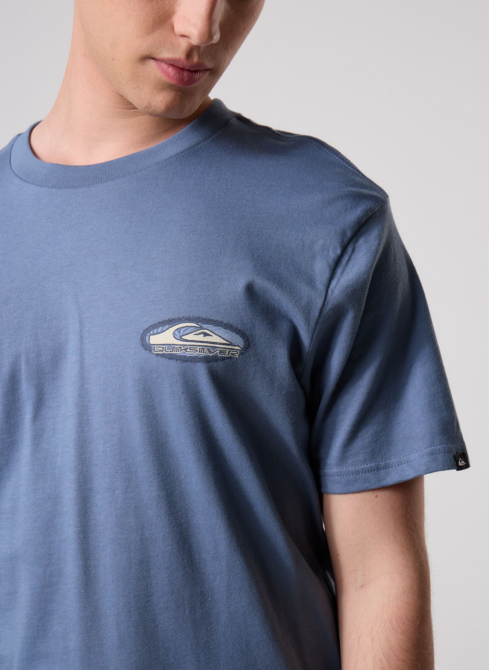 Tee-shirts manches courtes Evo Border Lines Ss homme bleu Quiksilver Tee-shirts manches courtes Evo Border Lines Ss homme bleu China blue