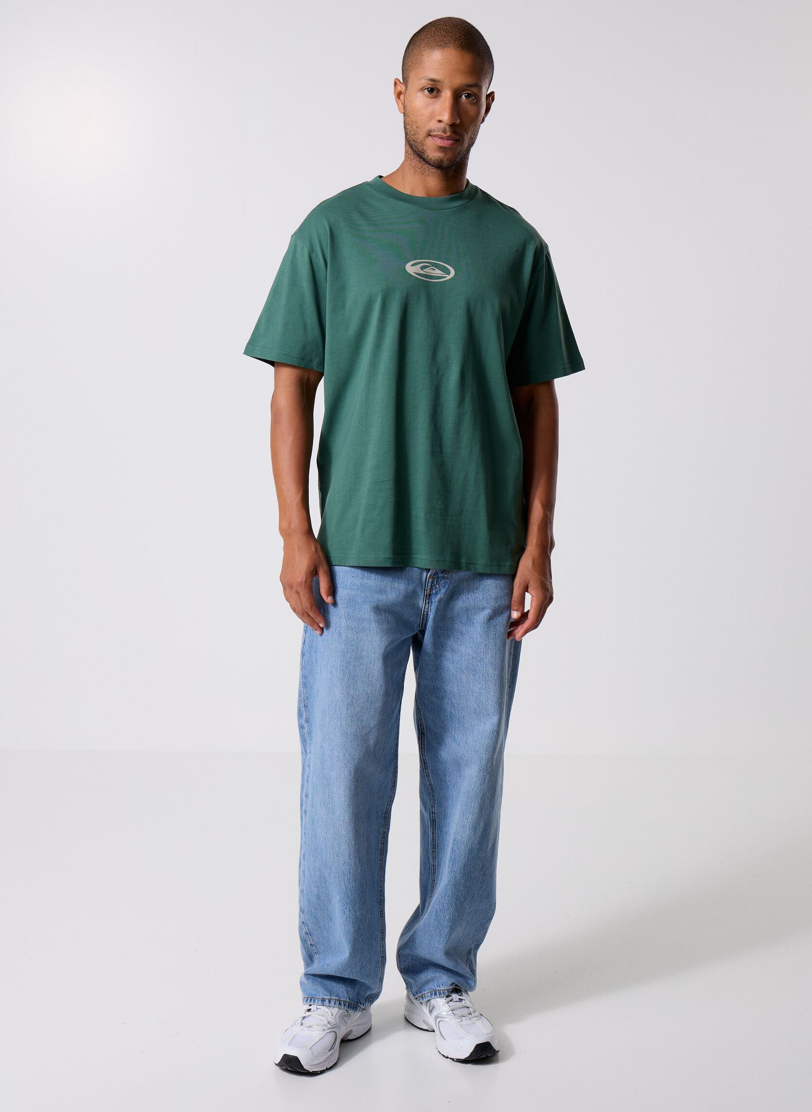 T-shirts met korte mouwen Pto Welcome All Ss heren groen Quiksilver T-shirts met korte mouwen Pto Welcome All Ss heren groen Trekking Green