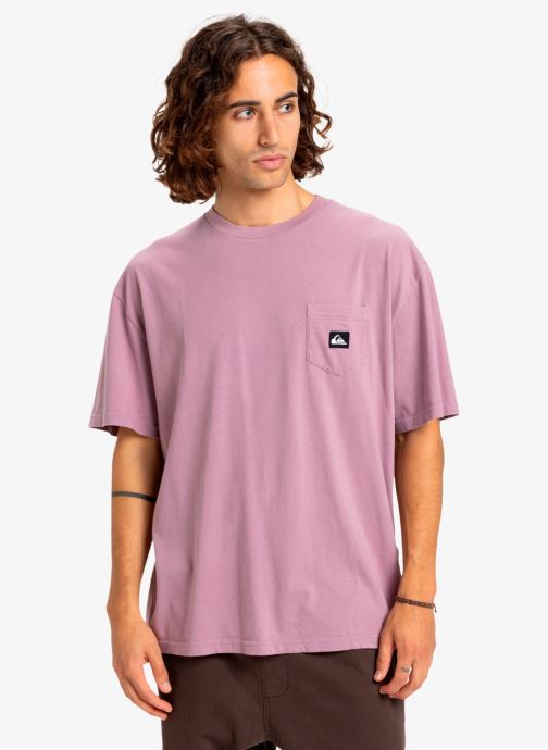 Quiksilver Tee-shirts manches courtes Salt Water Pocket Ss Tee homme rose