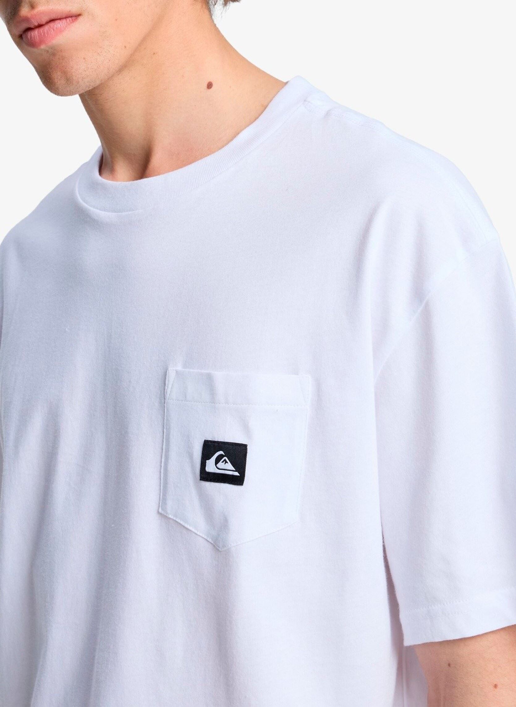 Kurzarm-T-Shirts Salt Water Pocket Ss Tee herren weiß Quiksilver Kurzarm-T-Shirts Salt Water Pocket Ss Tee herren weiß WHITE