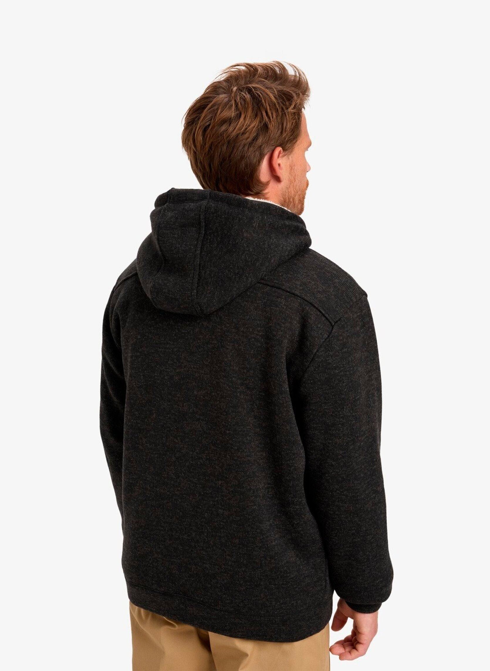 Sweats zippés Keller Sherpa EQYFT05112 homme noir Quiksilver Sweats zippés Keller Sherpa EQYFT05112 homme noir BLACK HEATHER