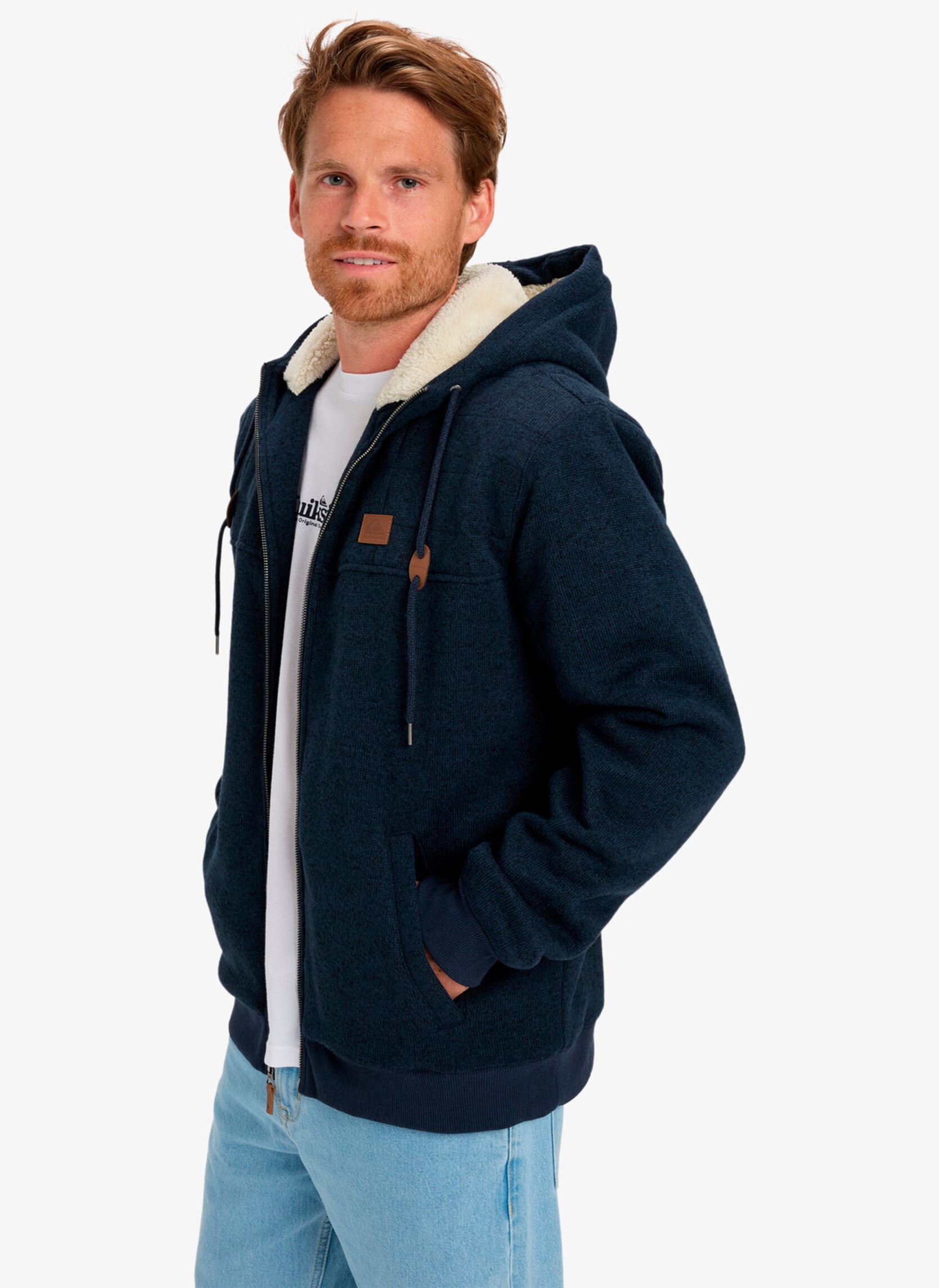 Sweats zippés Cypress Keller homme bleu Quiksilver Sweats zippés Cypress Keller homme bleu Dark Navy Heather