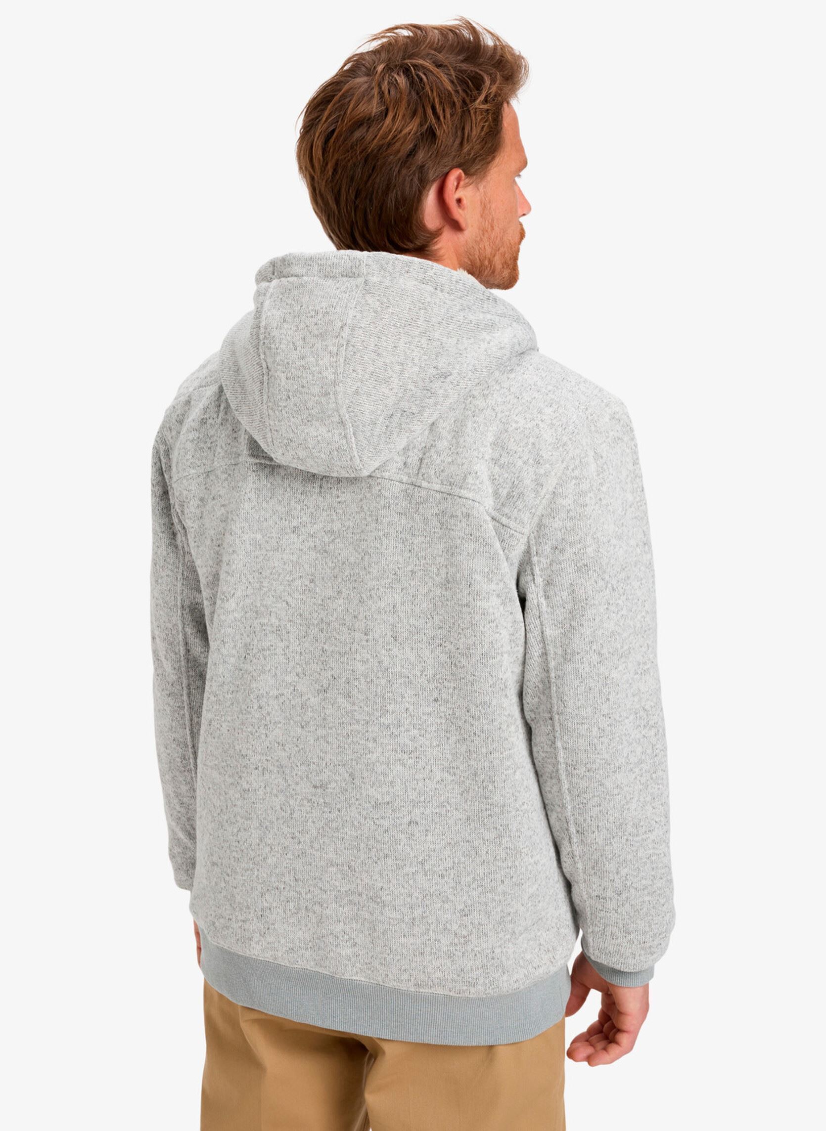 Sweaters met rits Cypress Keller heren grijs Quiksilver Sweaters met rits Cypress Keller heren grijs Light grey heather