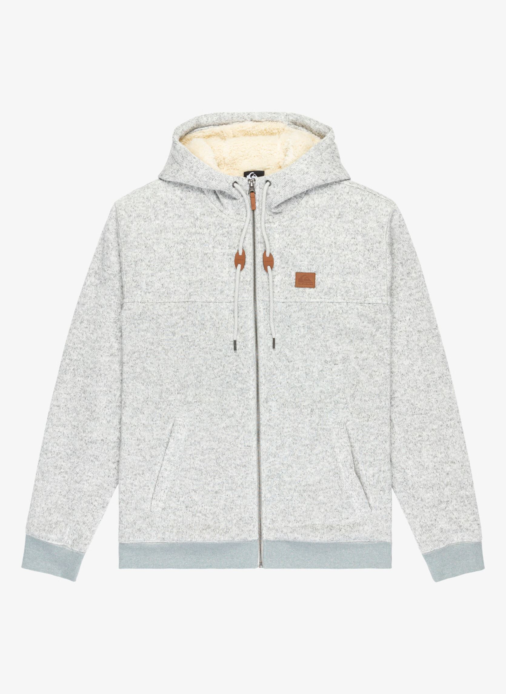 Sweaters met rits Cypress Keller heren grijs Quiksilver Sweaters met rits Cypress Keller heren grijs Light grey heather