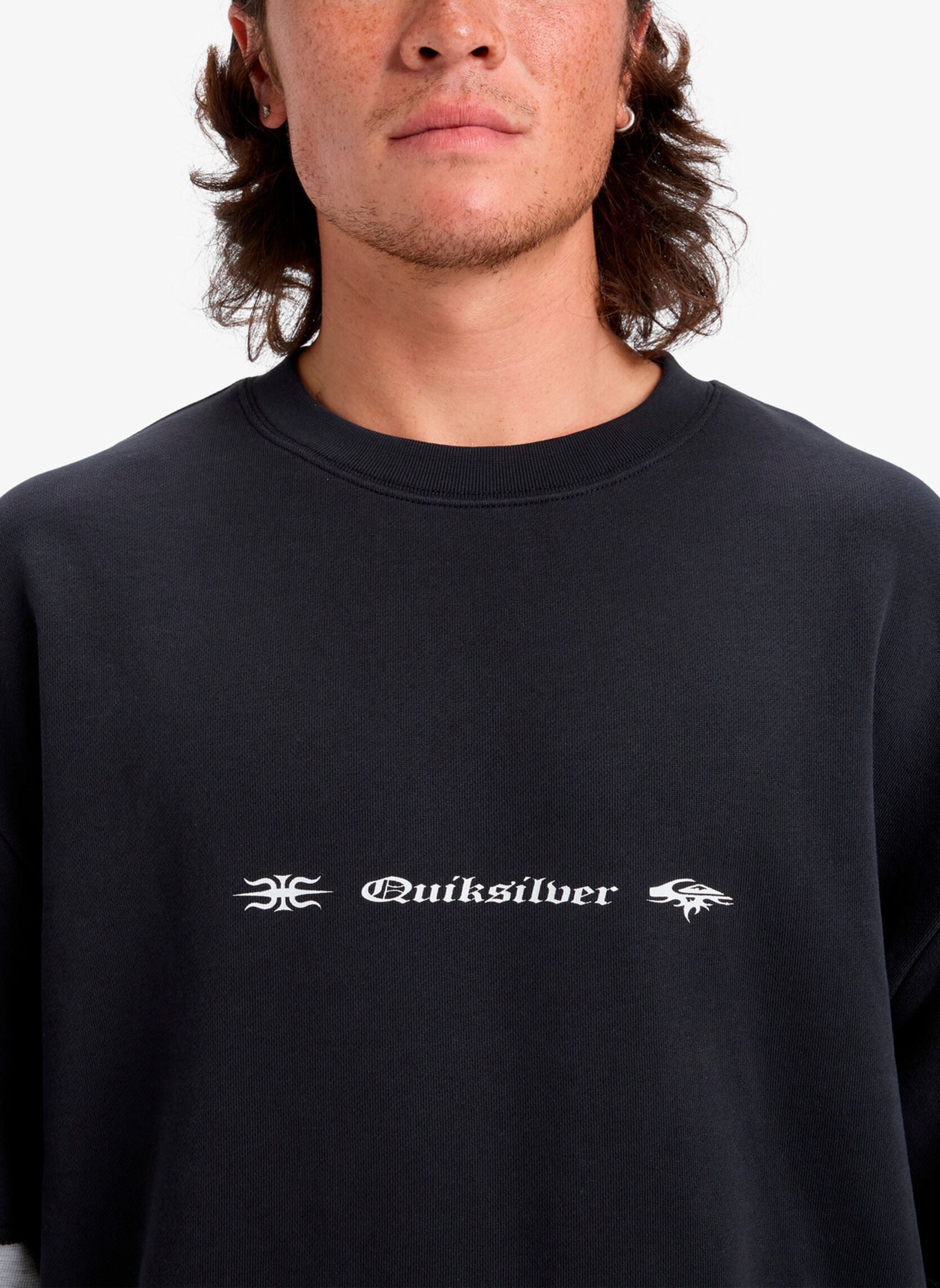 Sweats Openbar Crew homme noir Quiksilver Sweats Openbar Crew homme noir Black