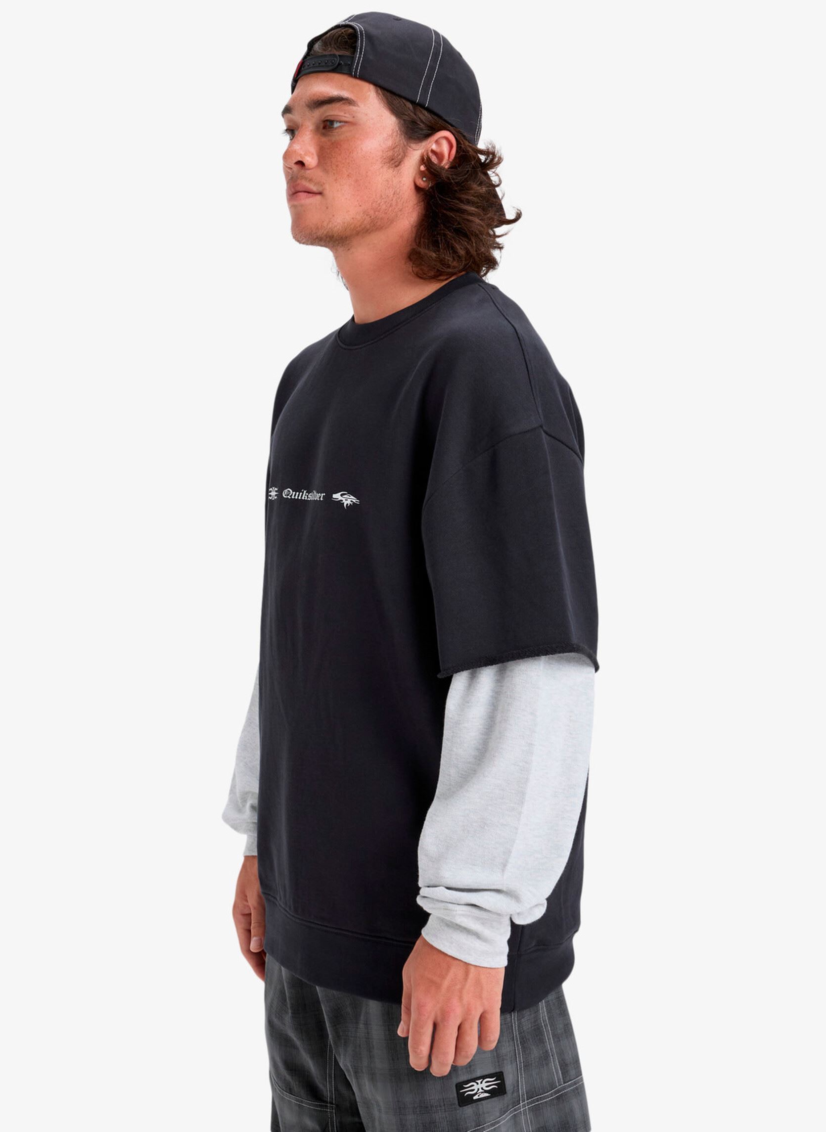 Sweats Openbar Crew homme noir Quiksilver Sweats Openbar Crew homme noir Black