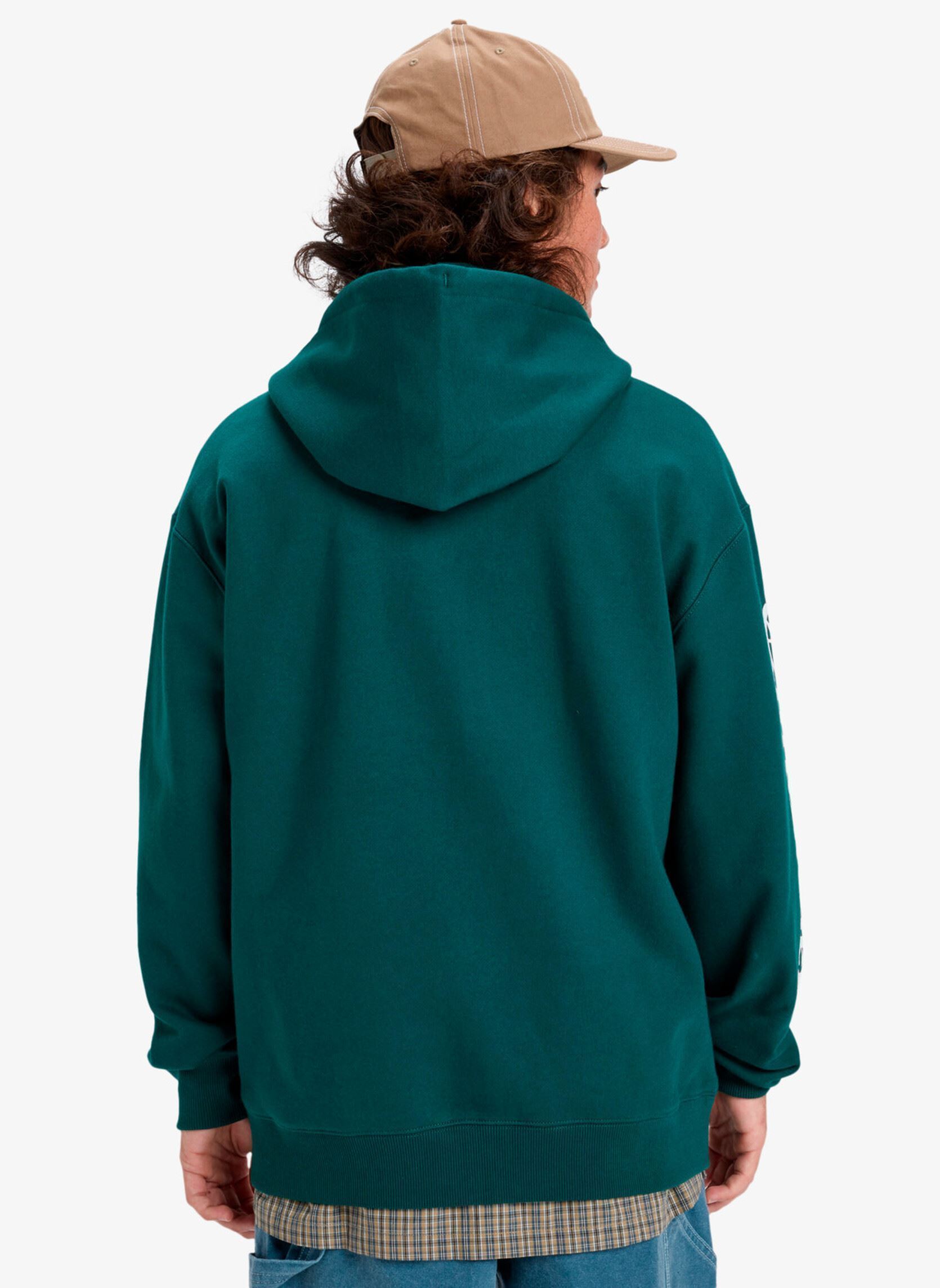 Sweaters met rits Old English Zip Through Hood heren groen Quiksilver Sweaters met rits Old English Zip Through Hood heren groen BOTANICAL GARDEN