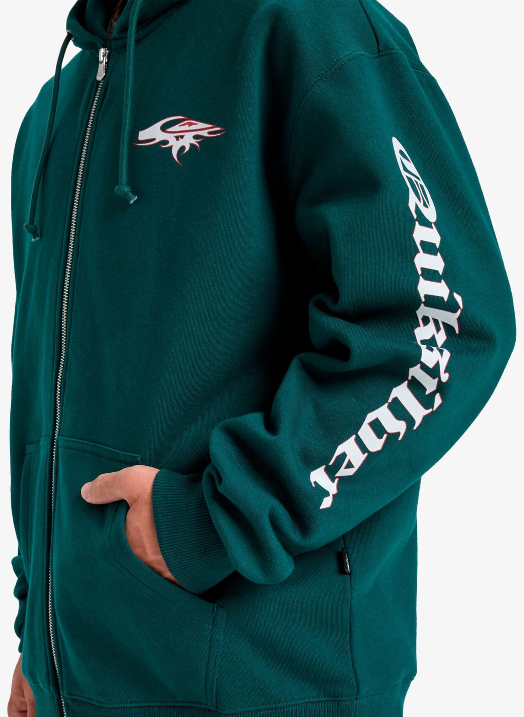 Sweaters met rits Old English Zip Through Hood heren groen Quiksilver Sweaters met rits Old English Zip Through Hood heren groen BOTANICAL GARDEN