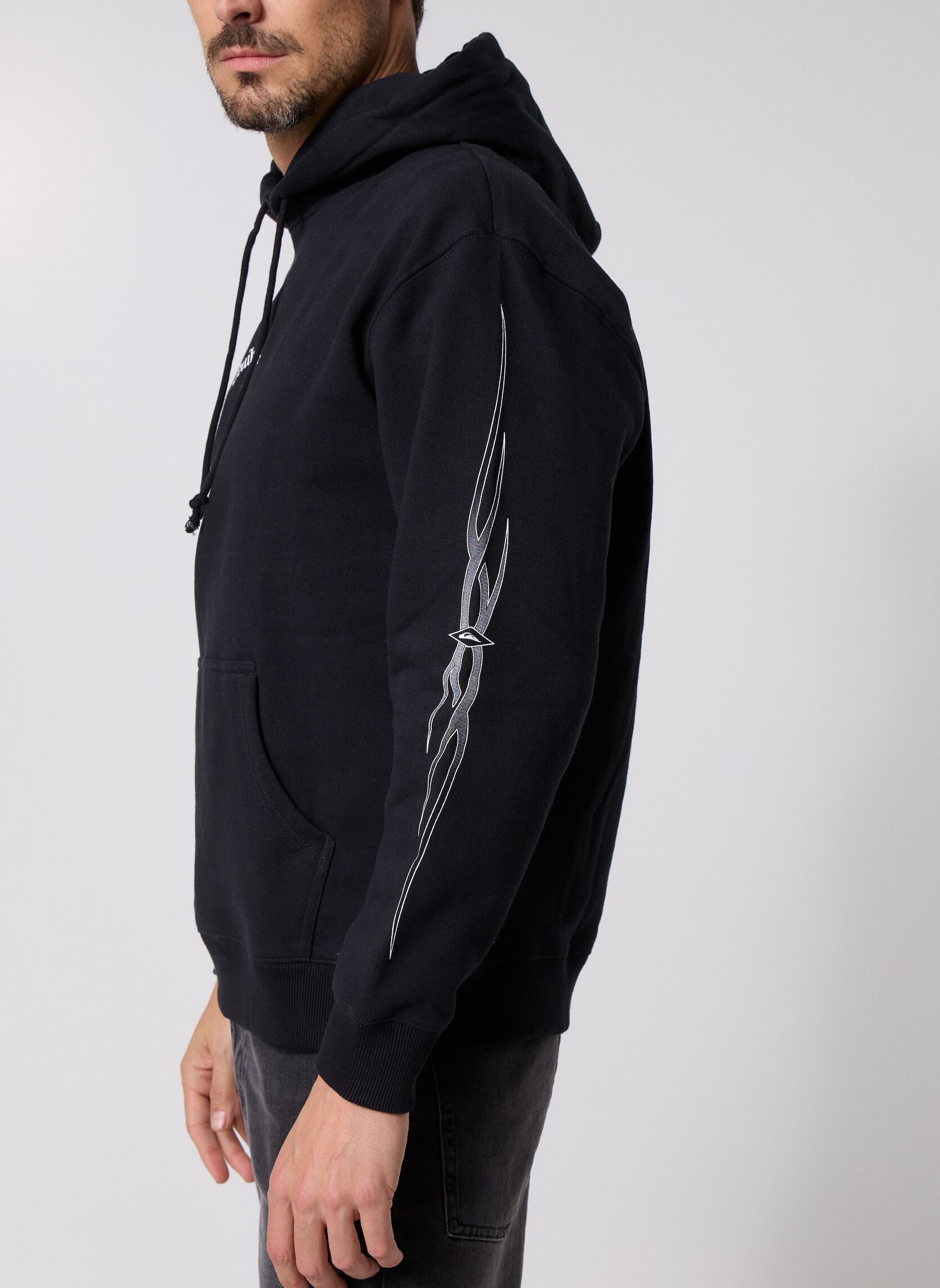 Sweats à capuche Stretch Tribal Hoody homme noir Quiksilver Sweats à capuche Stretch Tribal Hoody homme noir Black