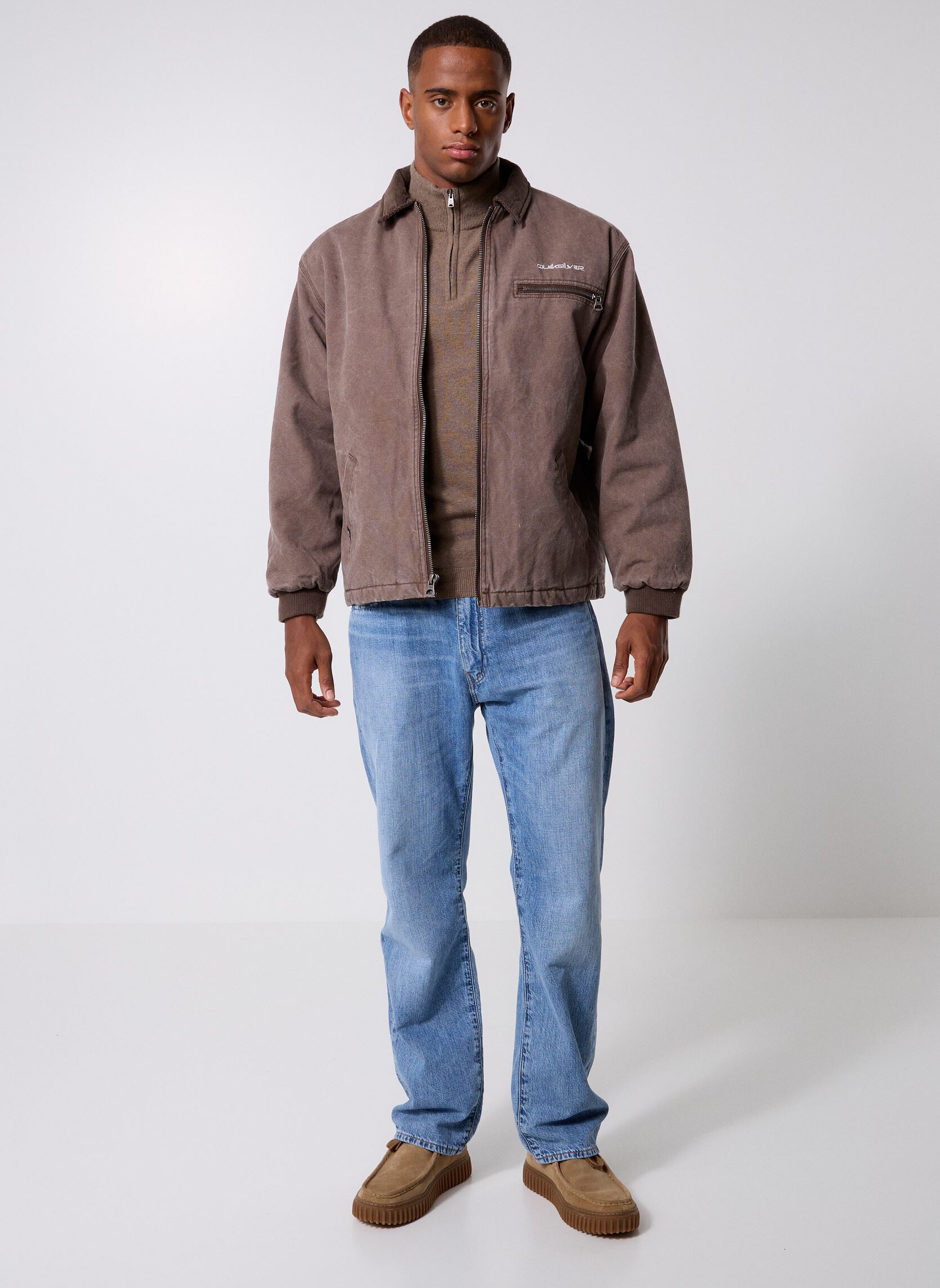 Blousons Shaper Pad Jacket homme marron Quiksilver Blousons Shaper Pad Jacket homme marron CHOCOLATE BROWN