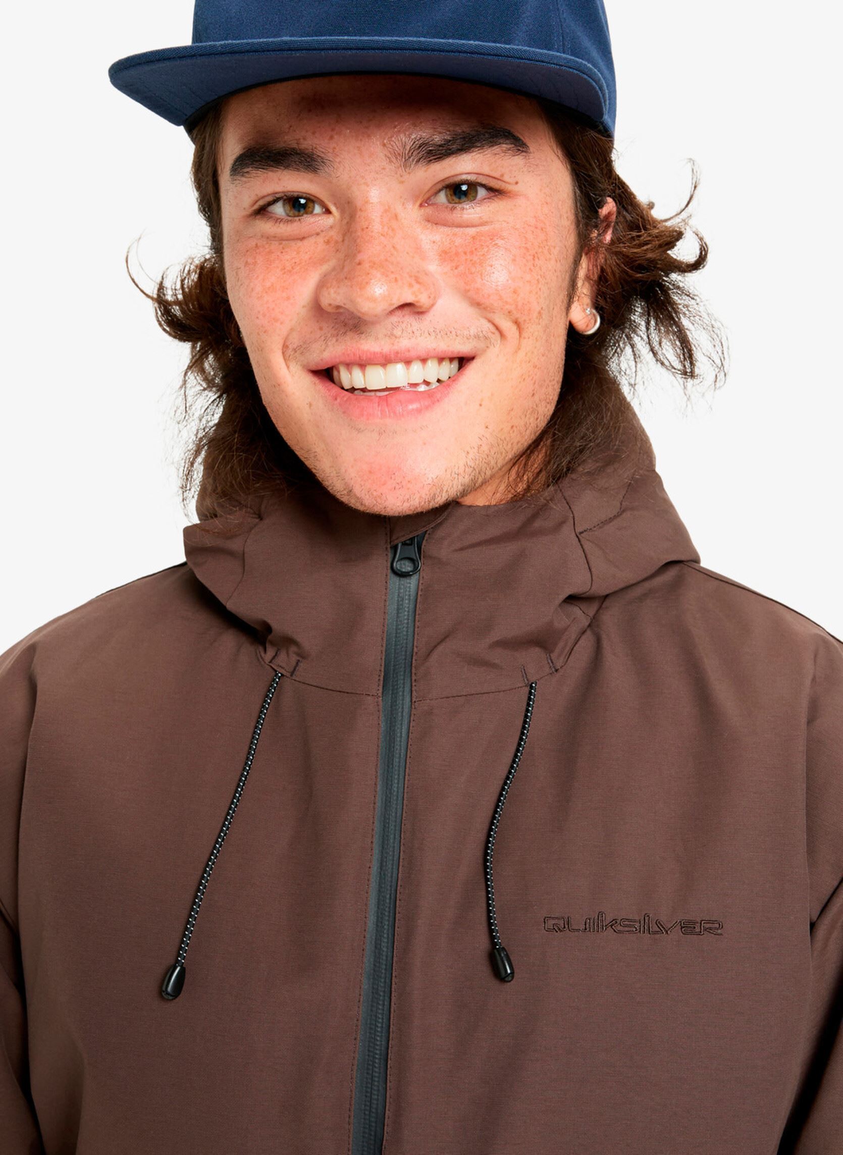 Blousons Brooks 3K Jacket homme marron Quiksilver Blousons Brooks 3K Jacket homme marron Chocolate Brown
