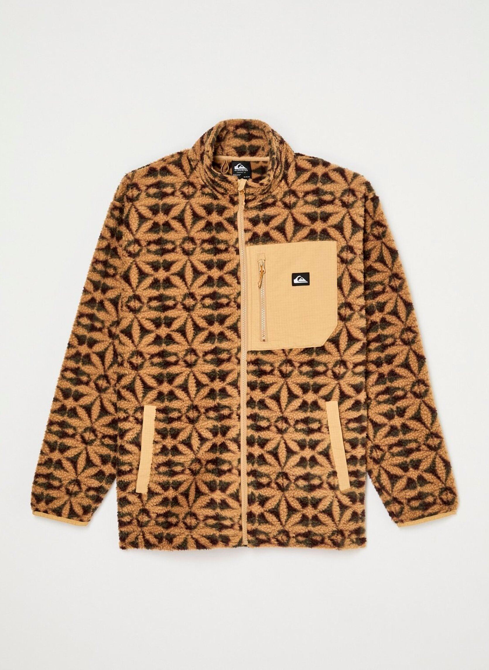 Vestes polaires Clean Coast Fz homme marron Quiksilver Vestes polaires Clean Coast Fz homme marron NATURE TILE KELP