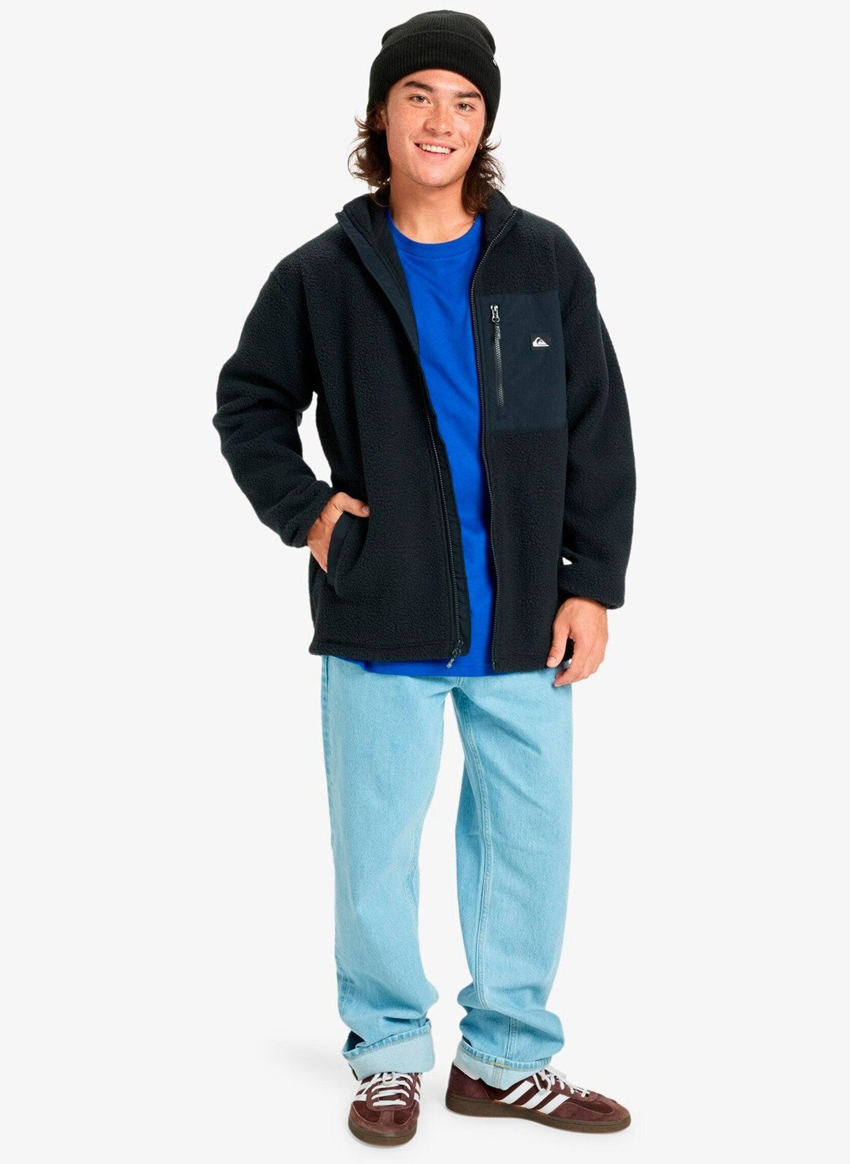 Fleece-Jacken Clean Coast Fz herren schwarz Quiksilver Fleece-Jacken Clean Coast Fz herren schwarz BLACK