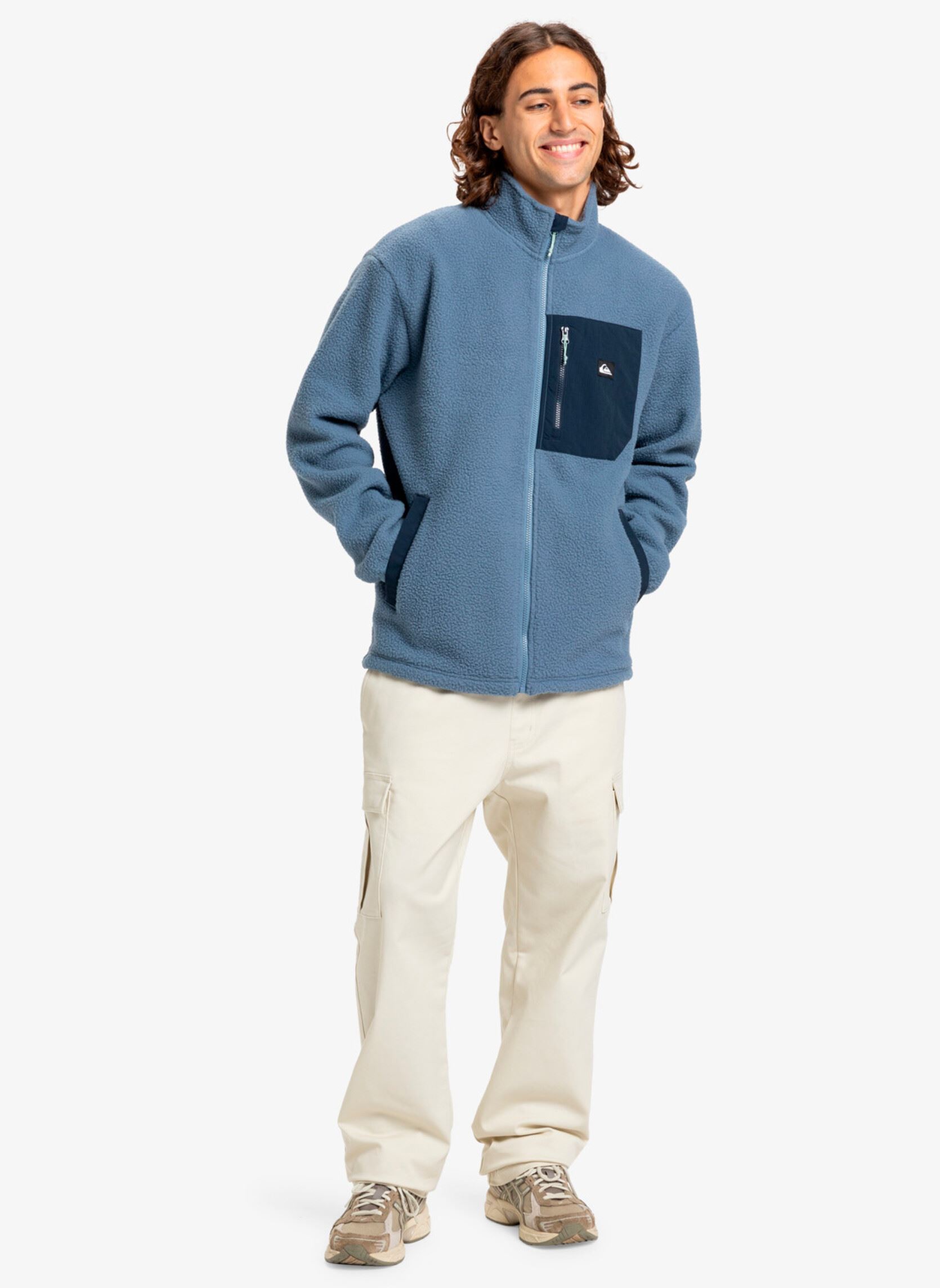 Pulls polaires Clean Coast Fz homme bleu Quiksilver Pulls polaires Clean Coast Fz homme bleu China blue