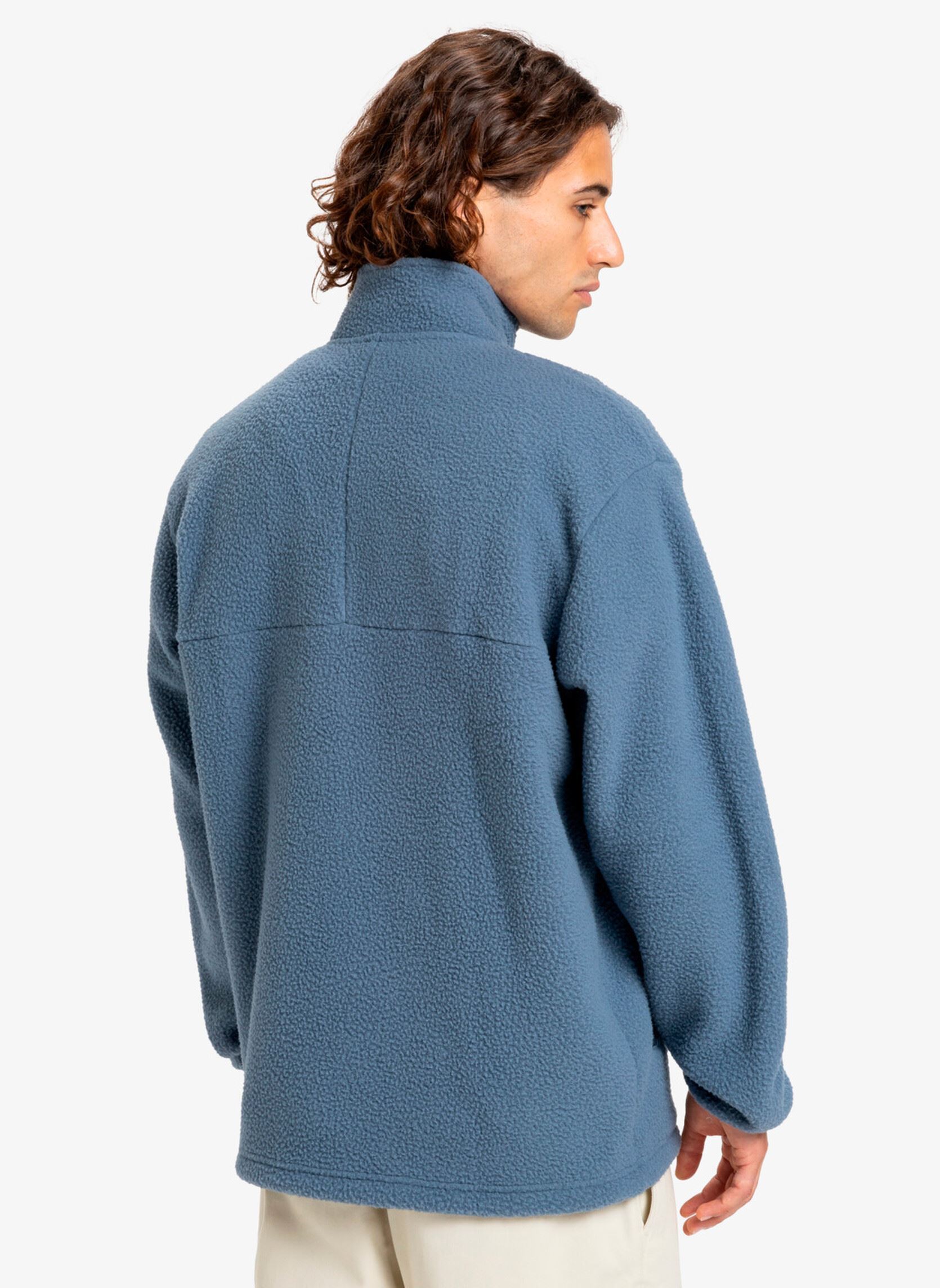 Pull à col zippé Bleu Gant - Homme