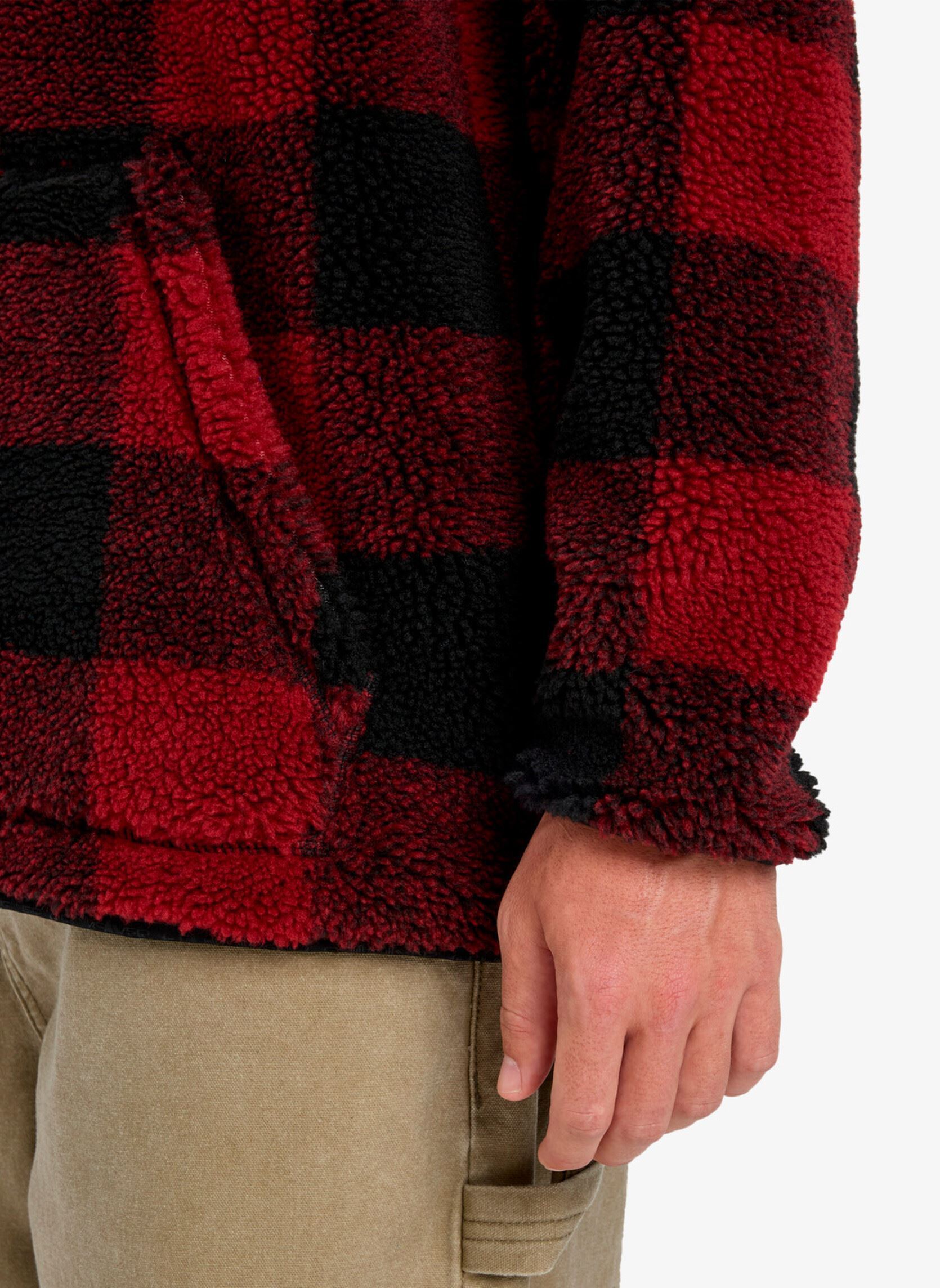 Fleece truien Mercury Woodlands Sherpa heren bordeaux Quiksilver Fleece truien Mercury Woodlands Sherpa heren bordeaux Woodlands Biking Red