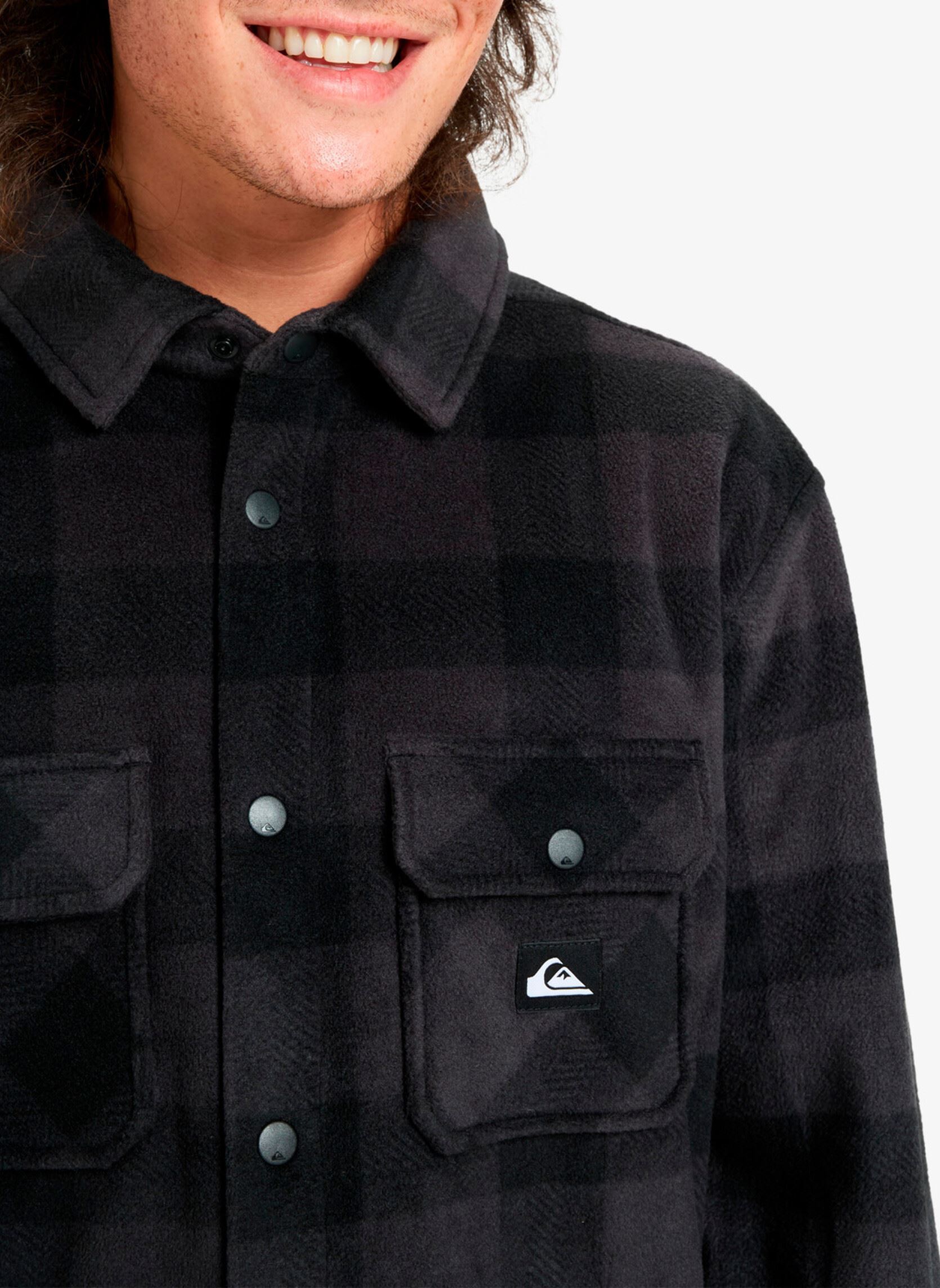 Hemden Bering Strait Check Shirt herren schwarz Quiksilver Hemden Bering Strait Check Shirt herren schwarz Black Northsea Plaid