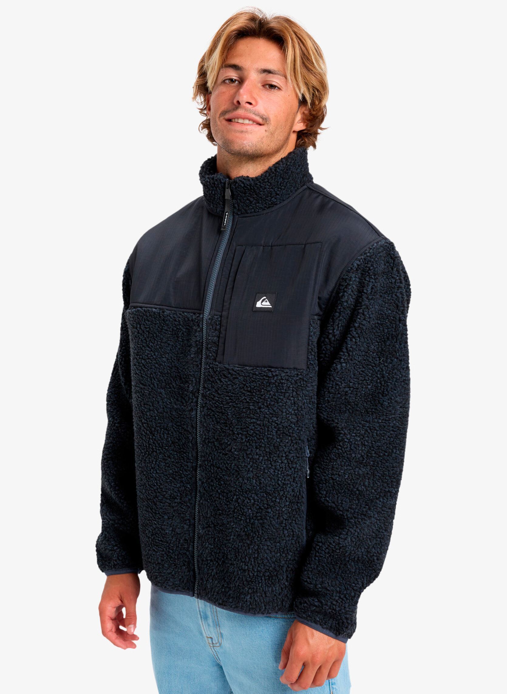 Pulls polaires Shallow Water Fz homme bleu Quiksilver Pulls polaires Shallow Water Fz homme bleu INDIAN INK HEATHER