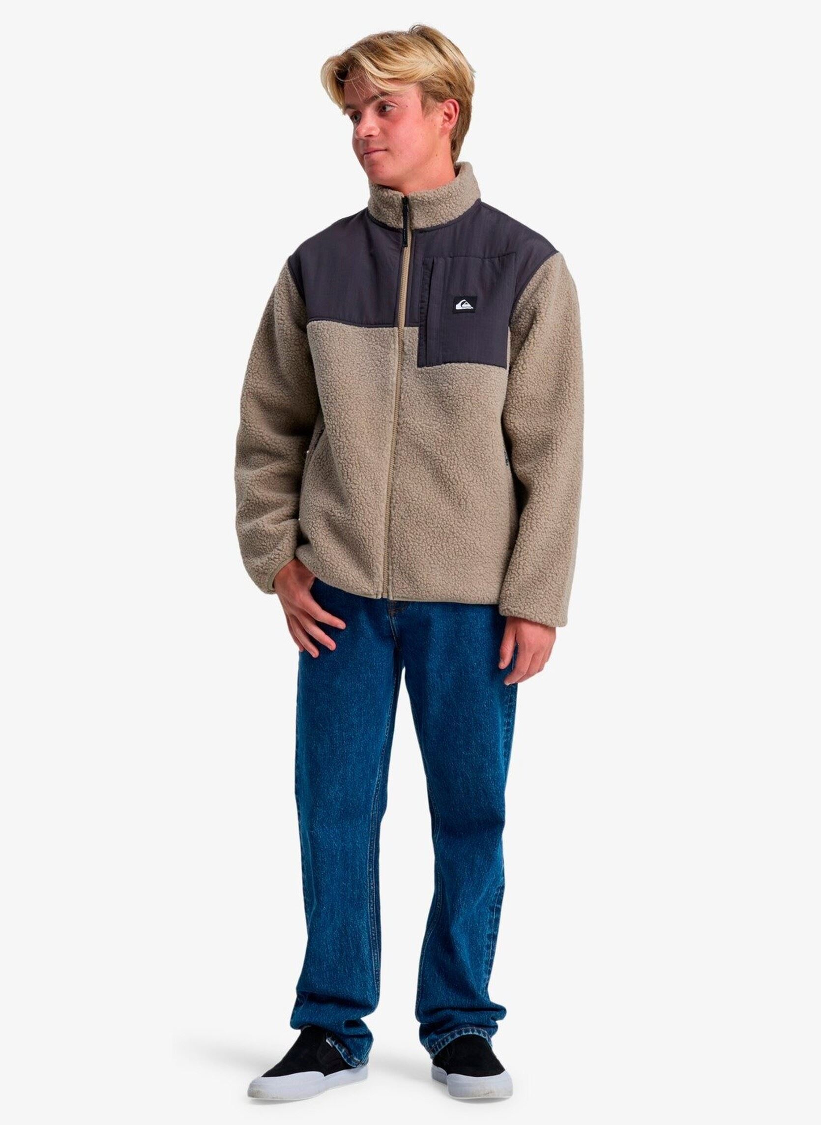 Fleece truien Shallow Water Fz heren beige Quiksilver Fleece truien Shallow Water Fz heren beige Fallen Rock