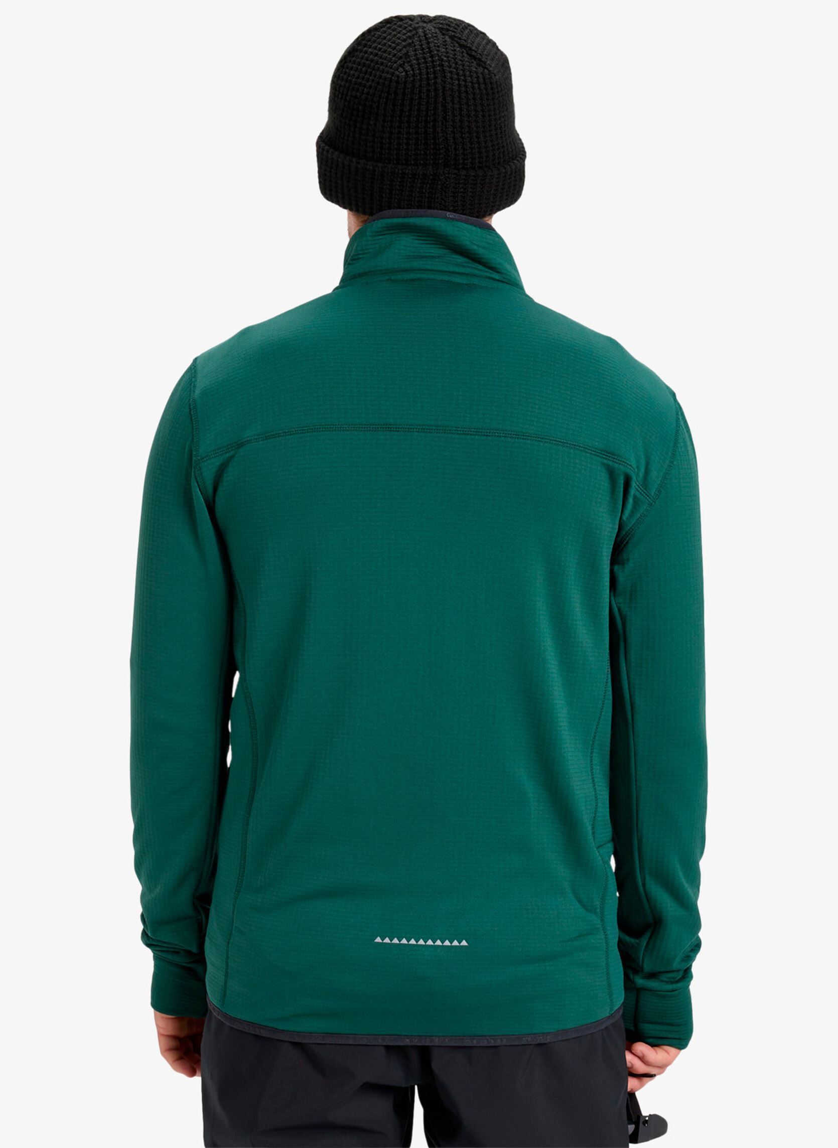 Sweaters met rits Steep Point Fz Fleece heren groen Quiksilver Sweaters met rits Steep Point Fz Fleece heren groen Trekking Green