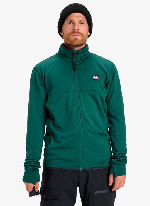 Quiksilver Sweats zippés Steep Point Fz Fleece homme vert