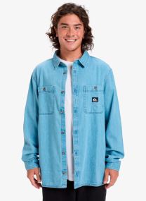 Hemden Bozeman Denim Ls Shirt herren blau