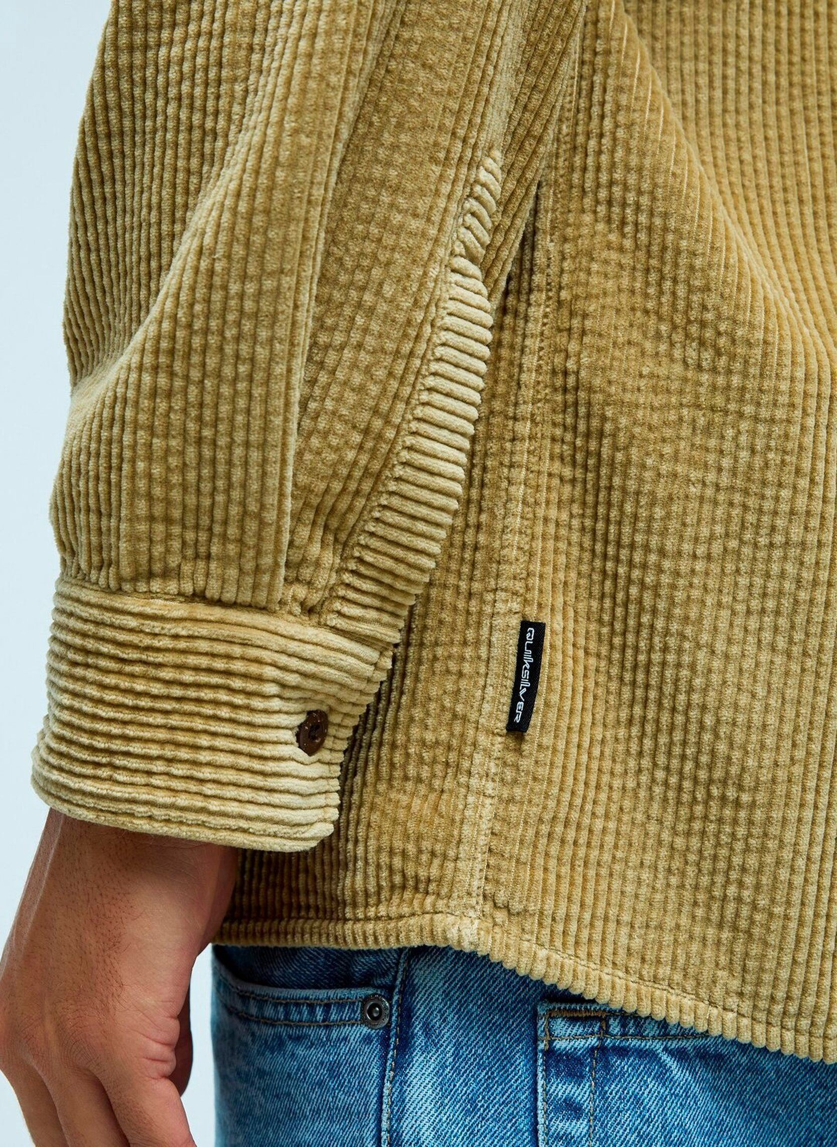 Hemden Venture Cord heren beige Quiksilver Hemden Venture Cord heren beige KELP