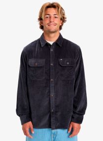 Hemden Venture Cord herren blau