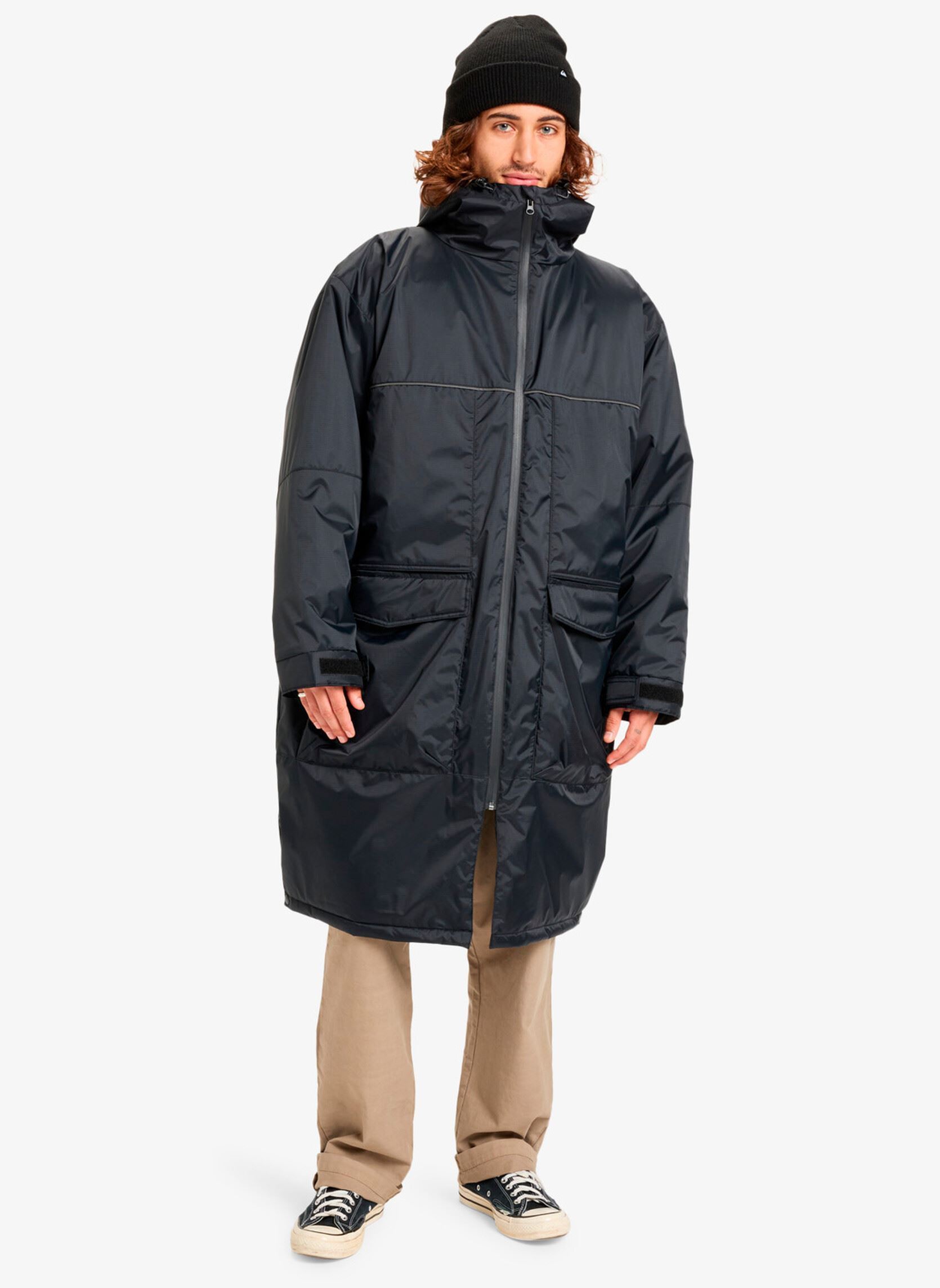 Wasserdichte Jacken Full Rig Poncho Jacket herren schwarz Quiksilver Wasserdichte Jacken Full Rig Poncho Jacket herren schwarz Black