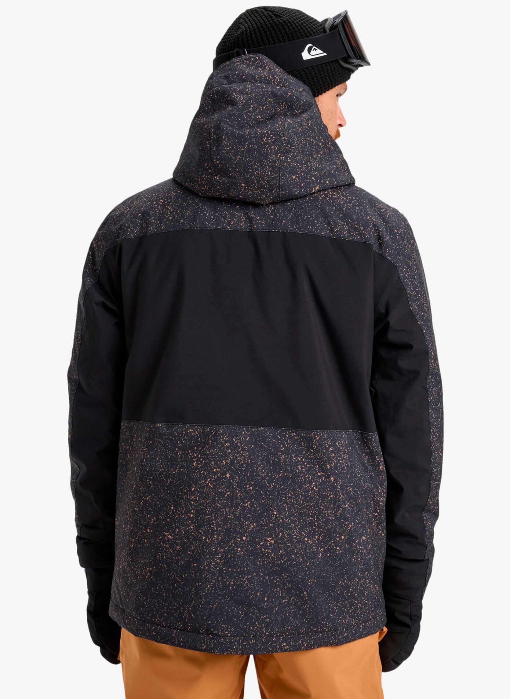 Jacken Sycamore Printed Jk herren schwarz Quiksilver Jacken Sycamore Printed Jk herren schwarz Mountain Static True Black
