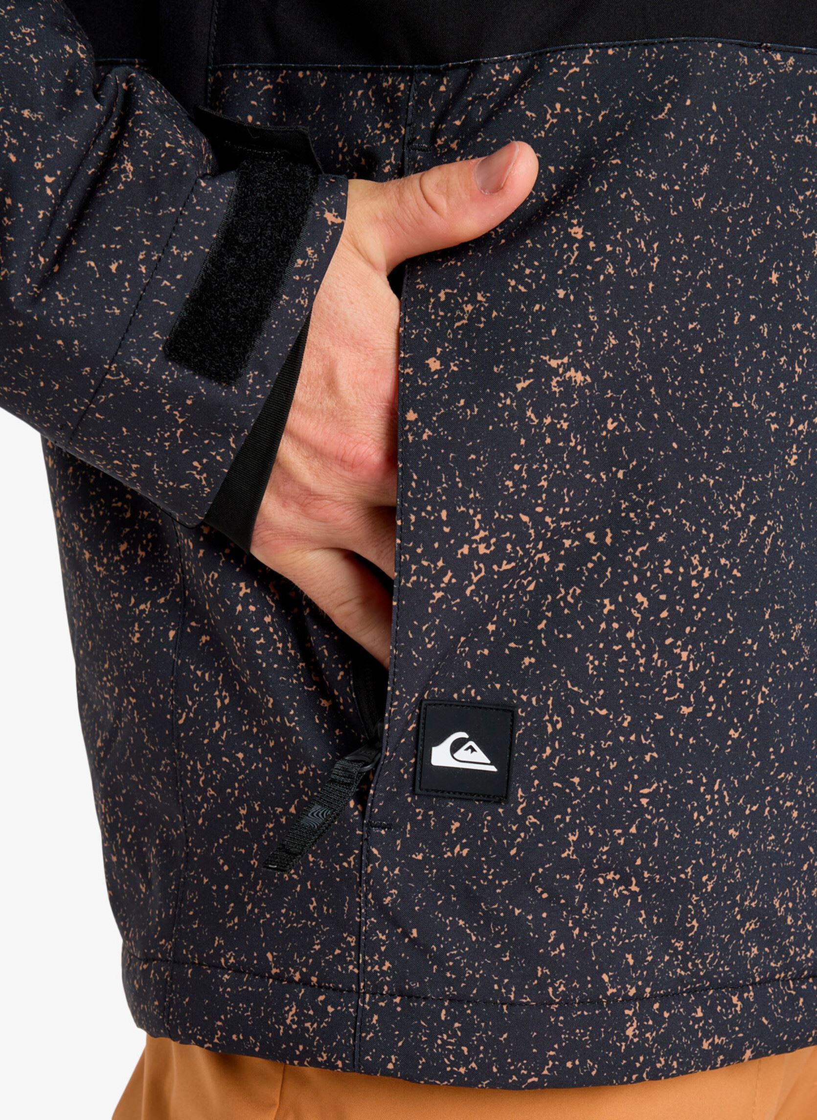 Jacken Sycamore Printed Jk herren schwarz Quiksilver Jacken Sycamore Printed Jk herren schwarz Mountain Static True Black