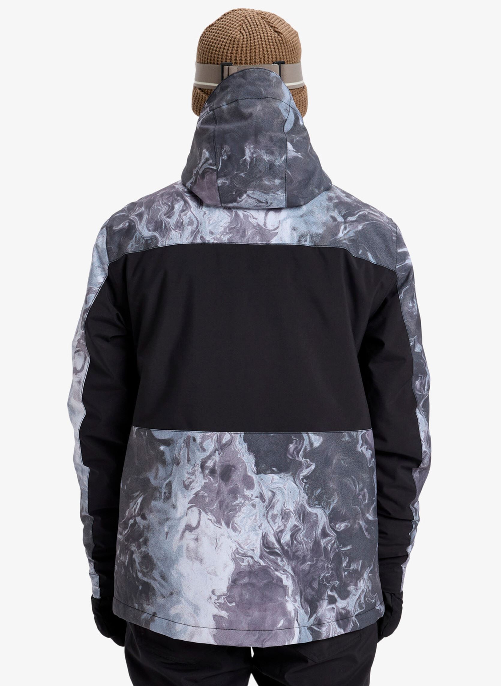 Vestes Sycamore Printed Jk homme gris Quiksilver Vestes Sycamore Printed Jk homme gris Thermostamp Grayscale