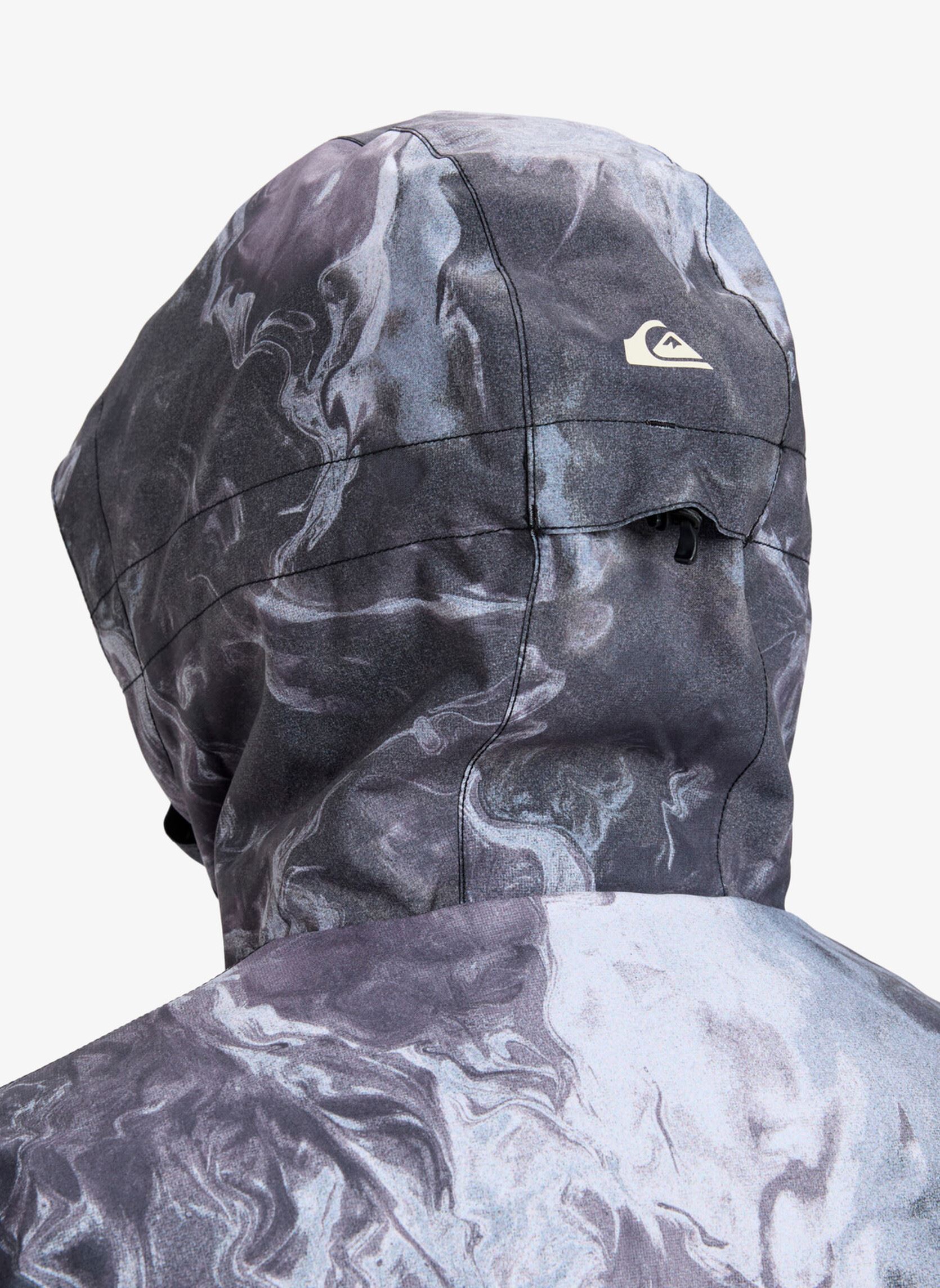 Vestes Sycamore Printed Jk homme gris Quiksilver Vestes Sycamore Printed Jk homme gris Thermostamp Grayscale
