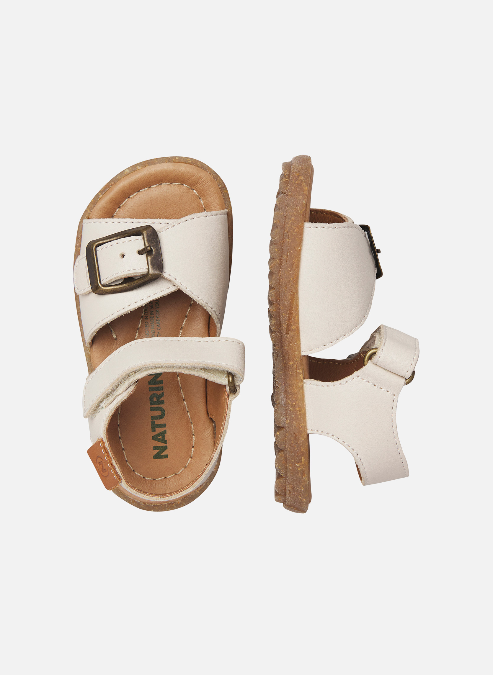Sandales Sandales PARIN Blanc crème- garçon blanc Naturino Sandales Sandales PARIN Blanc crème- garçon blanc Blanc