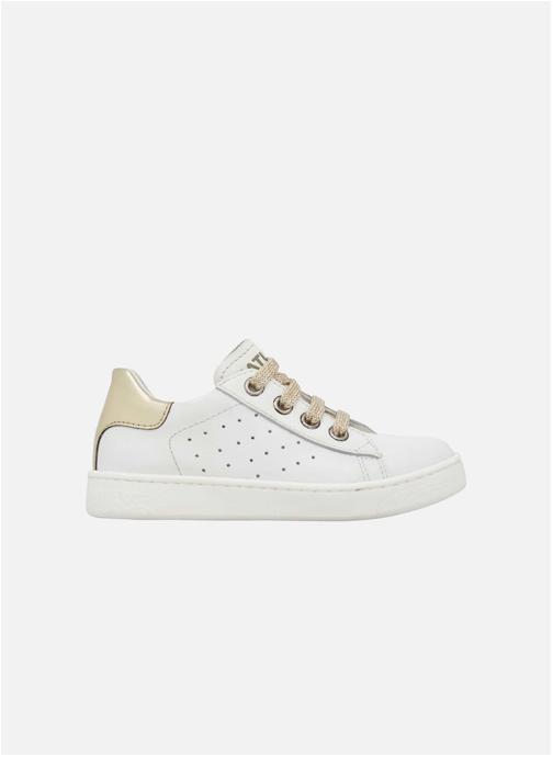 Naturino Baskets basses Sneakers HASSELT 2 ZIP. Blanc-Platine fille or et bronze